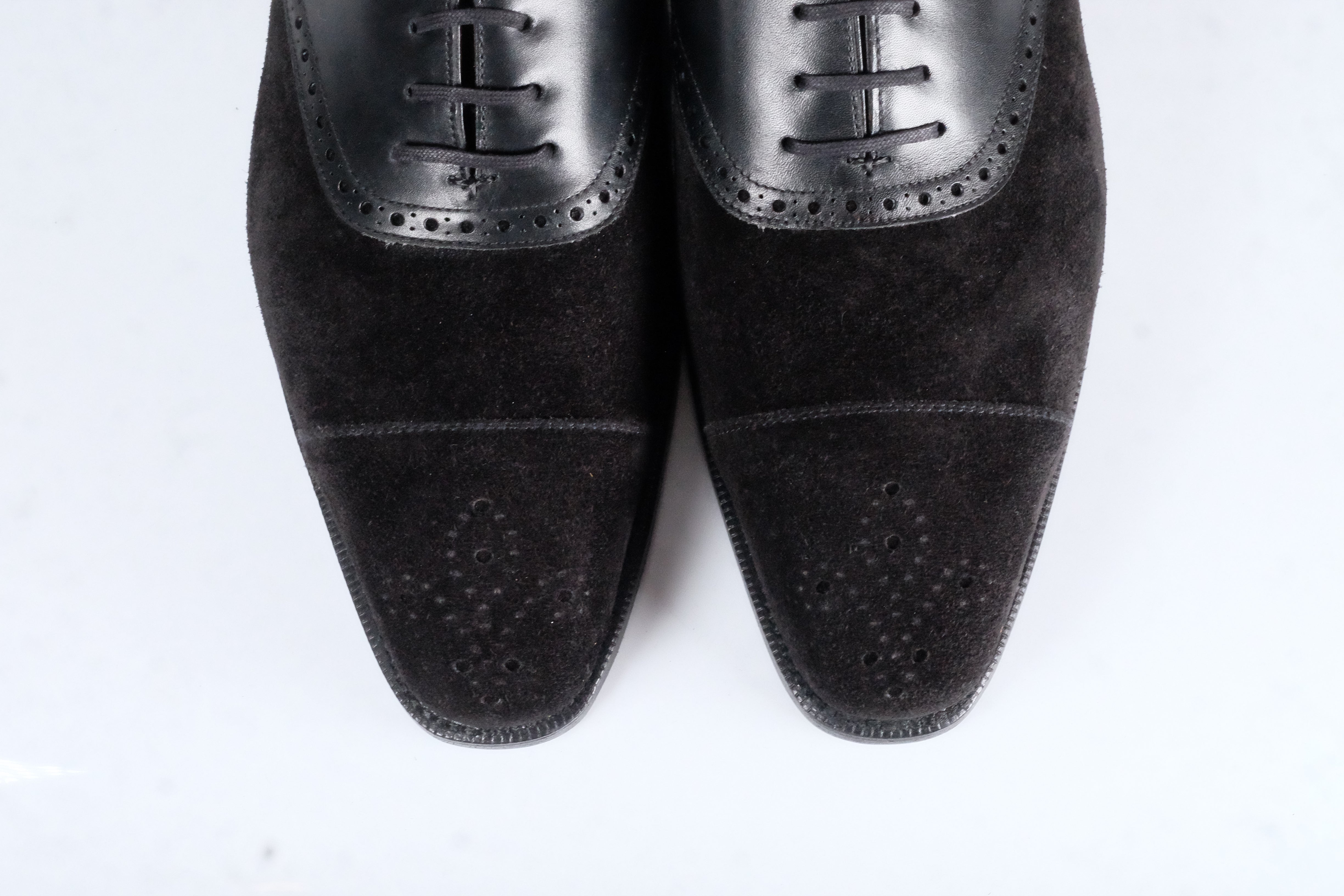 Keyport MTO - Black Calf / Black Suede - CLEARANCE - Grade 1