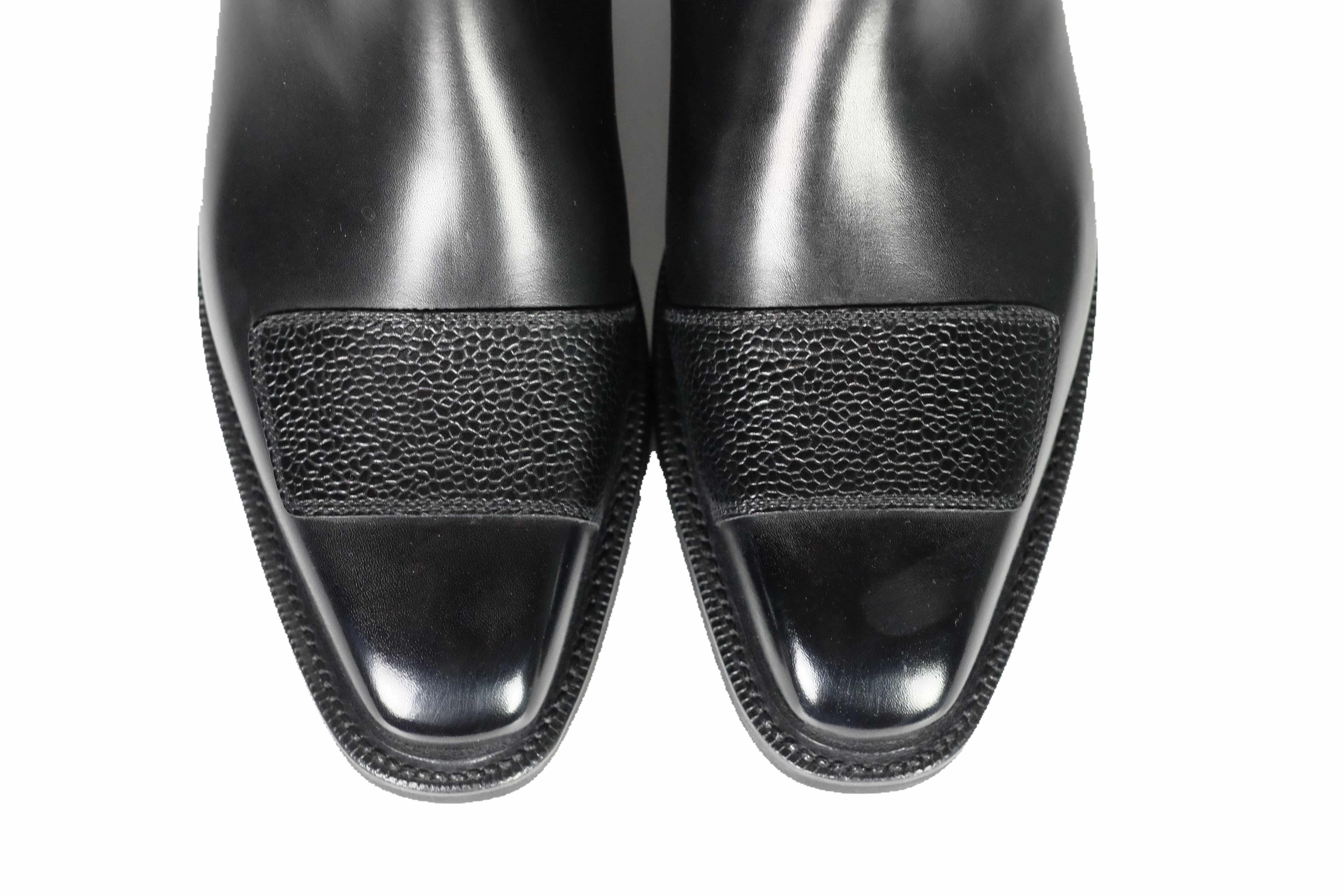 Barbosa GMTO - Black Calf / Black Grain - Double Country Sole With Storm Welt