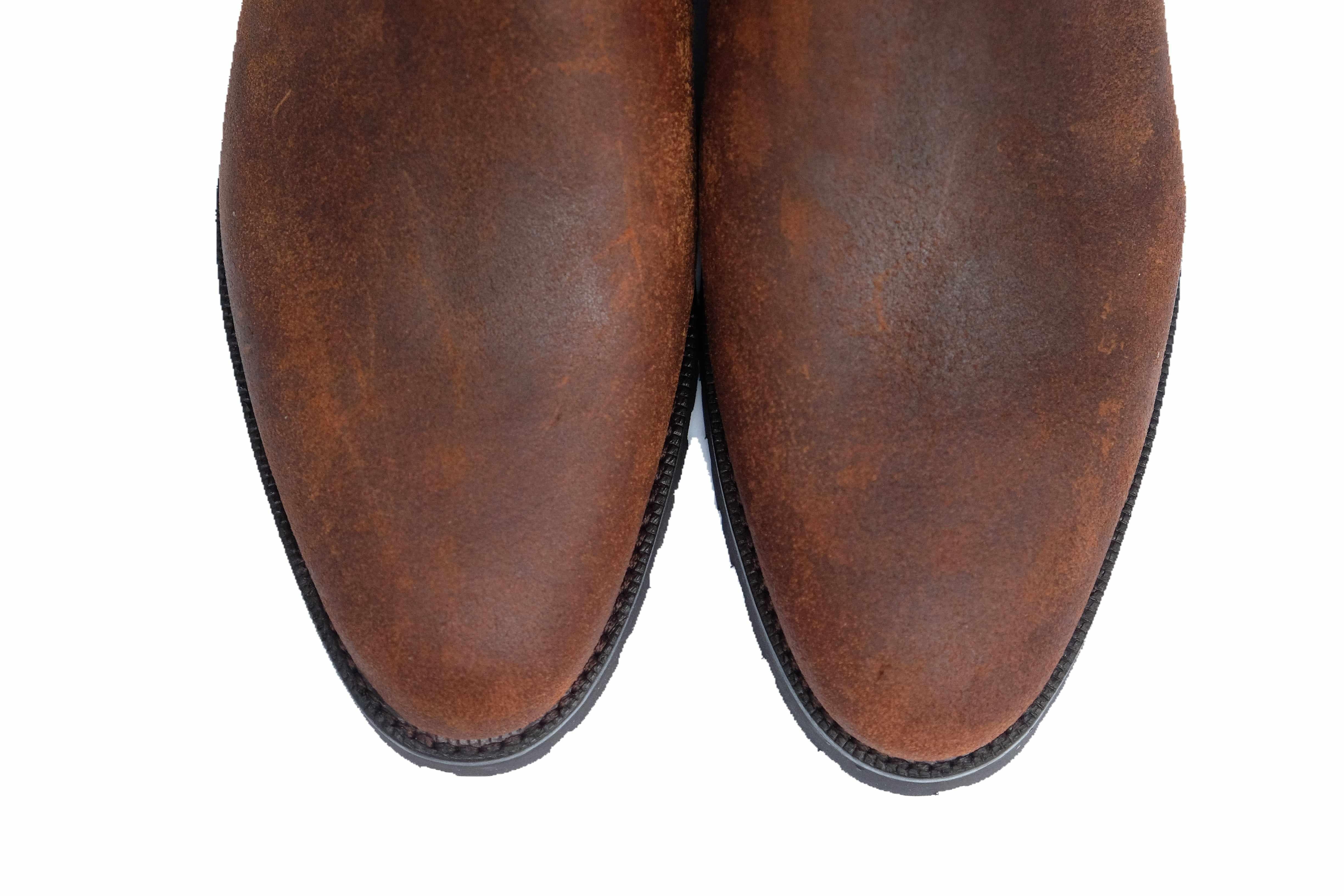 Alki - Brown Waxy Commander-Chelsea Boots-J.FitzPatrick Footwear