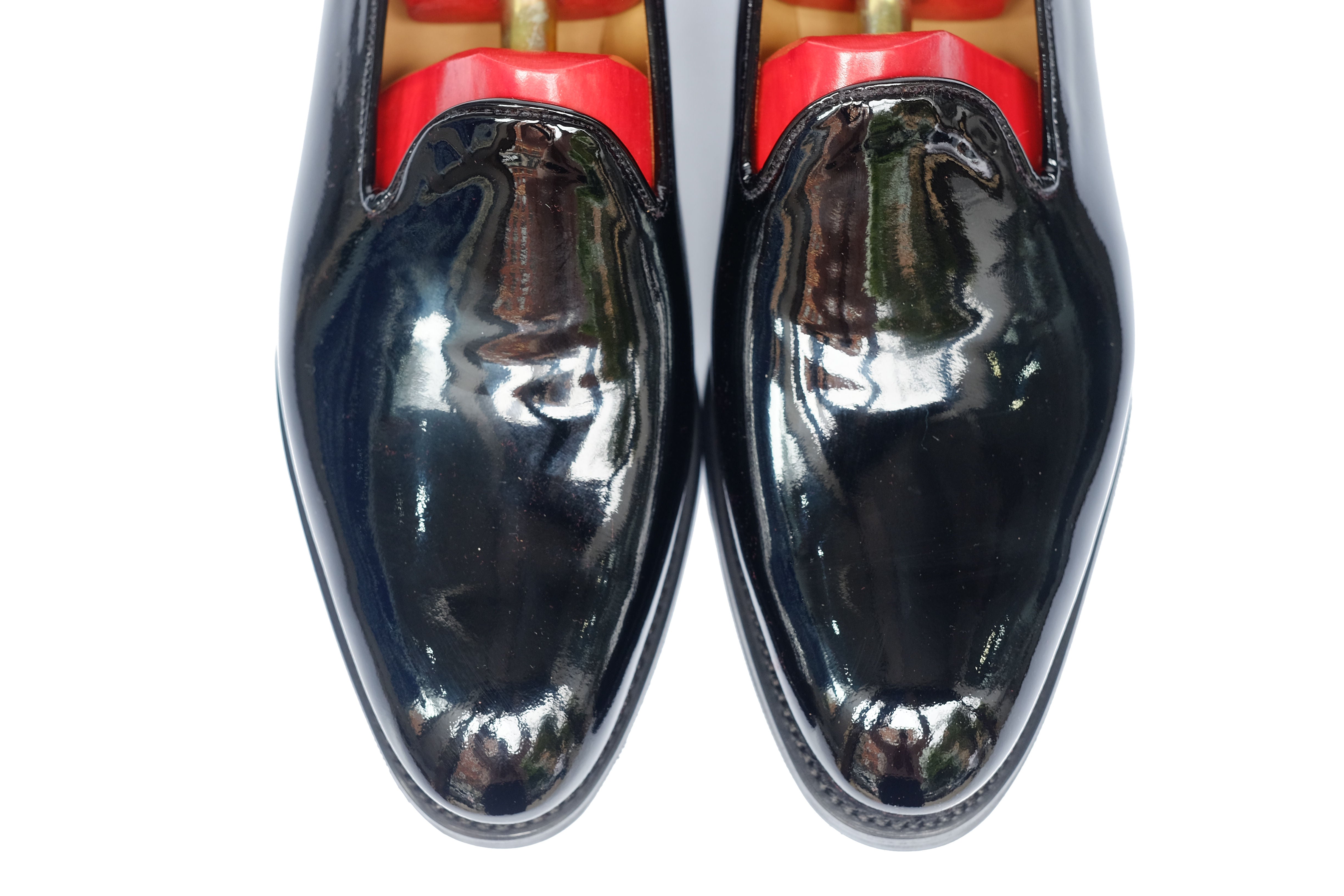 Ballinger - Black Patent Calf-Slipper Loafers-J.FitzPatrick Footwear