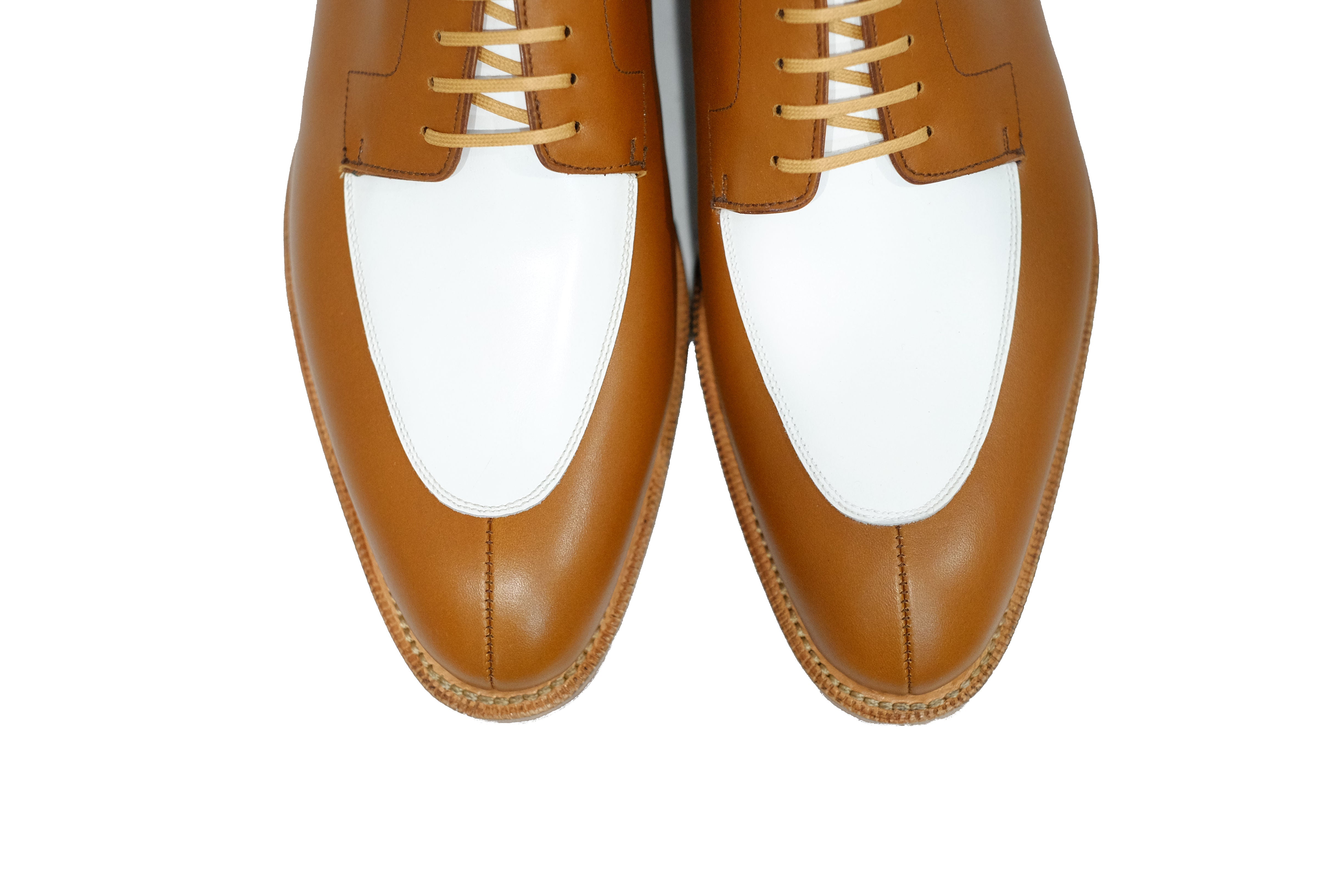 Belltown MTO - Maple Calf / White Calf-Made To Order Derbies Derby-J.FitzPatrick Footwear