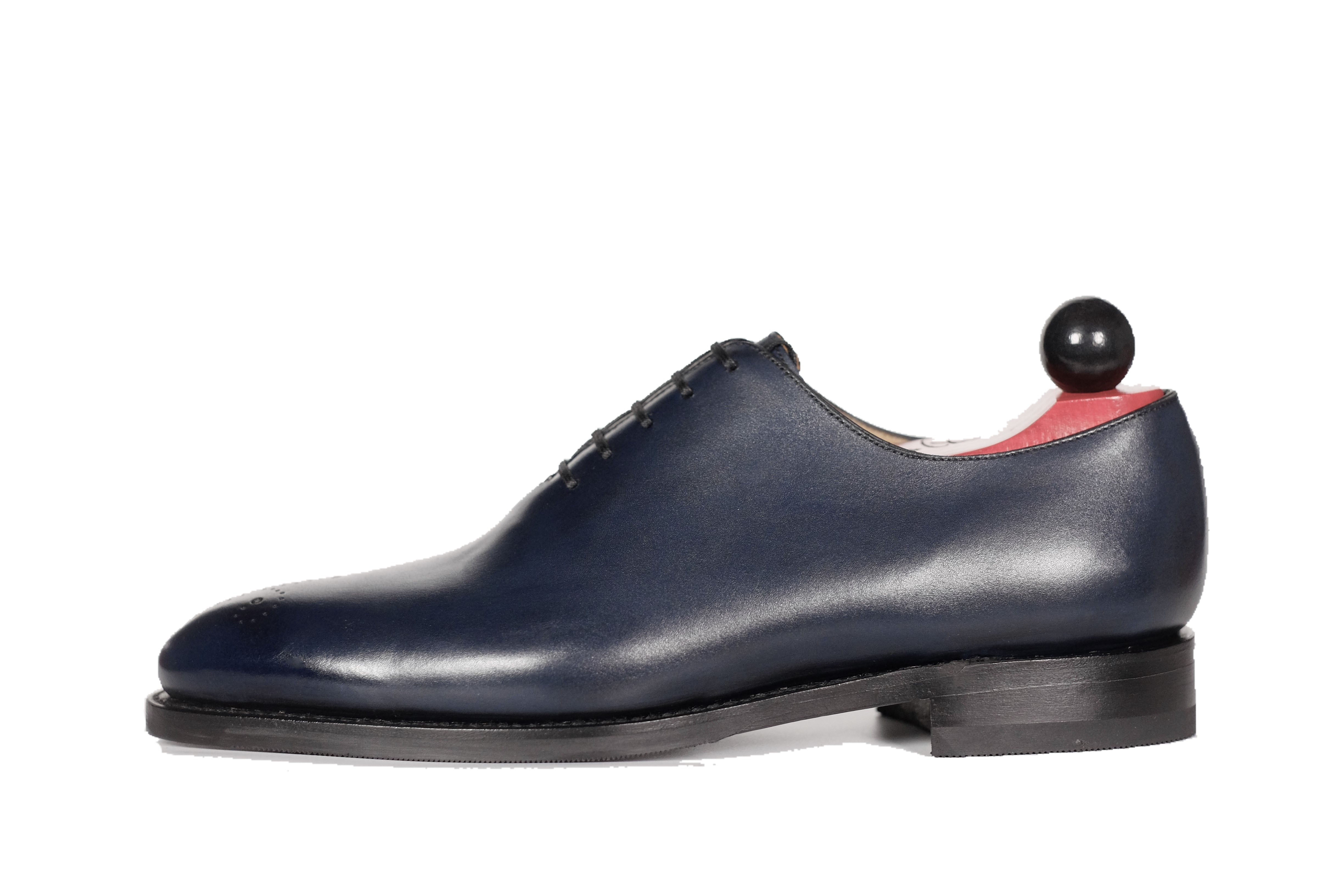 Crescent - Deep Ocean Calf-Wholecut Oxfords-J.FitzPatrick Footwear