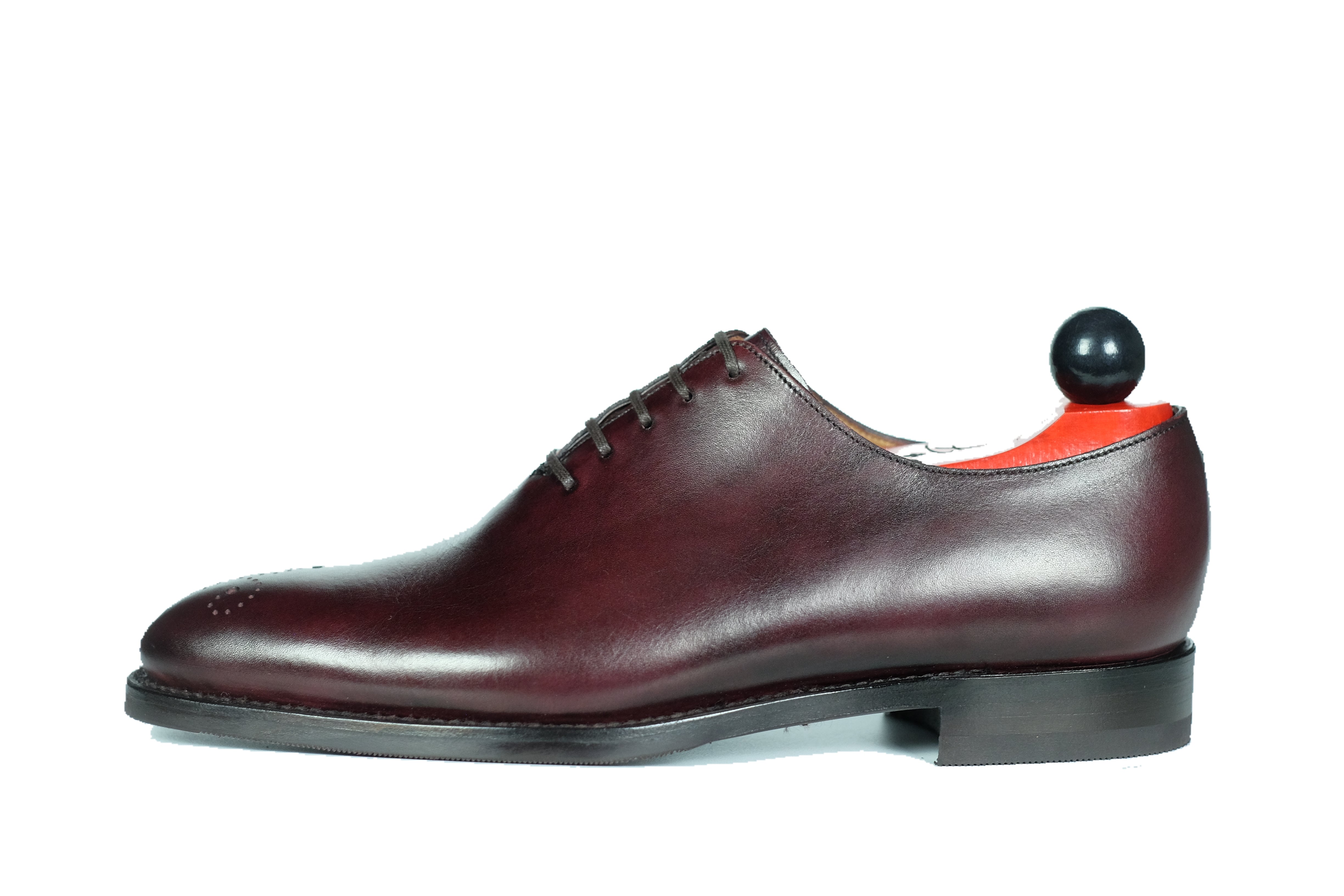 Crescent - Sangria Calf-Wholecut Oxfords-J.FitzPatrick Footwear