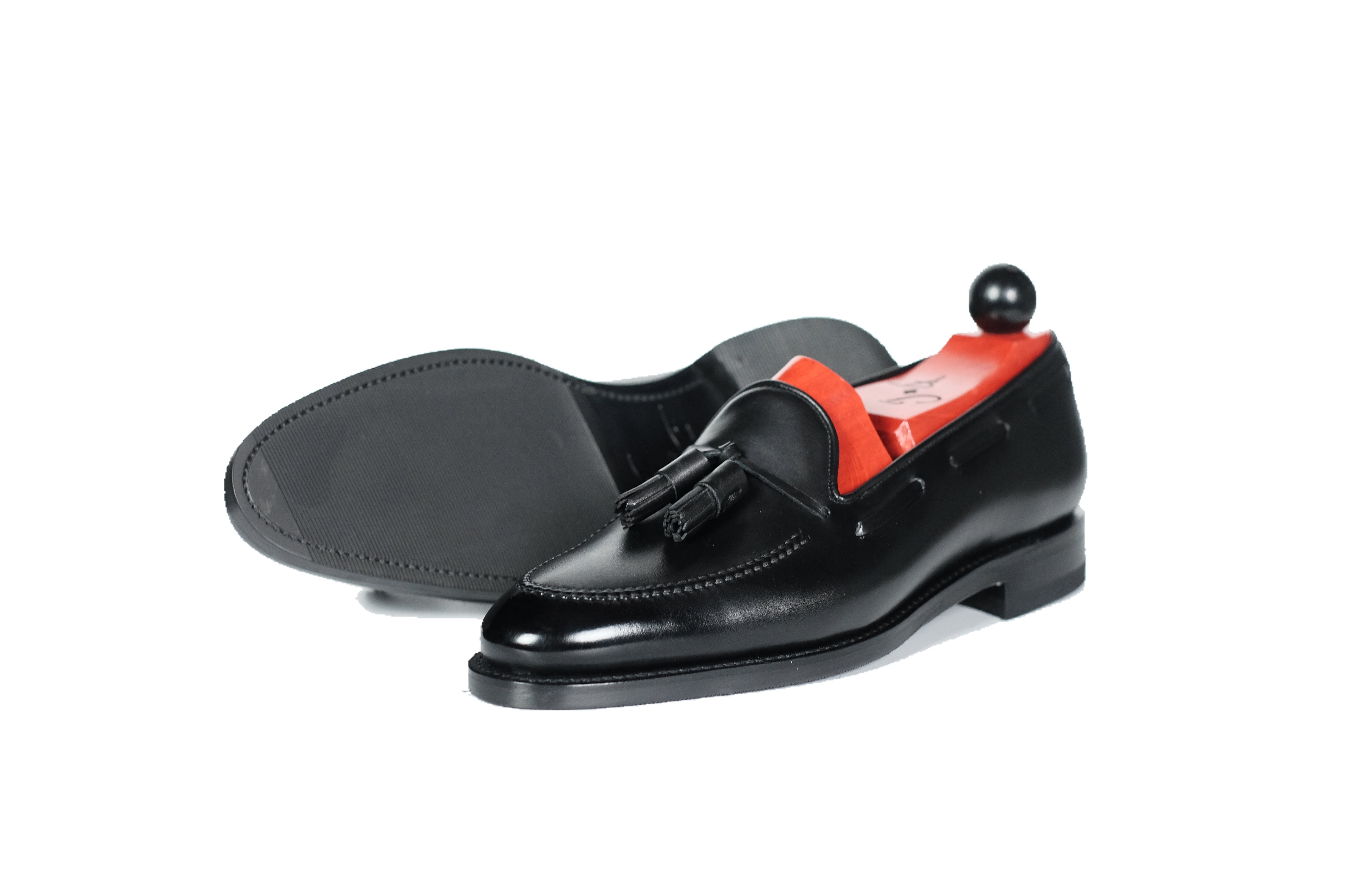 Haller - Black Calf-Tassel Loafers-J.FitzPatrick Footwear