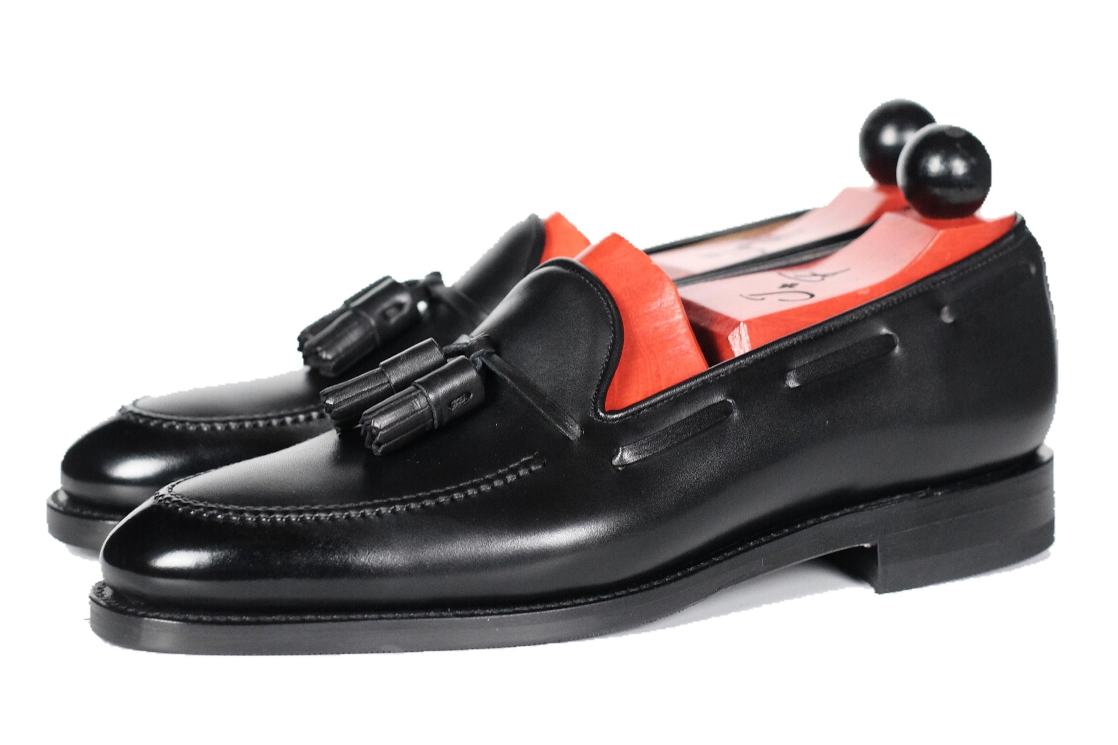 Haller - Black Calf-Tassel Loafers-J.FitzPatrick Footwear