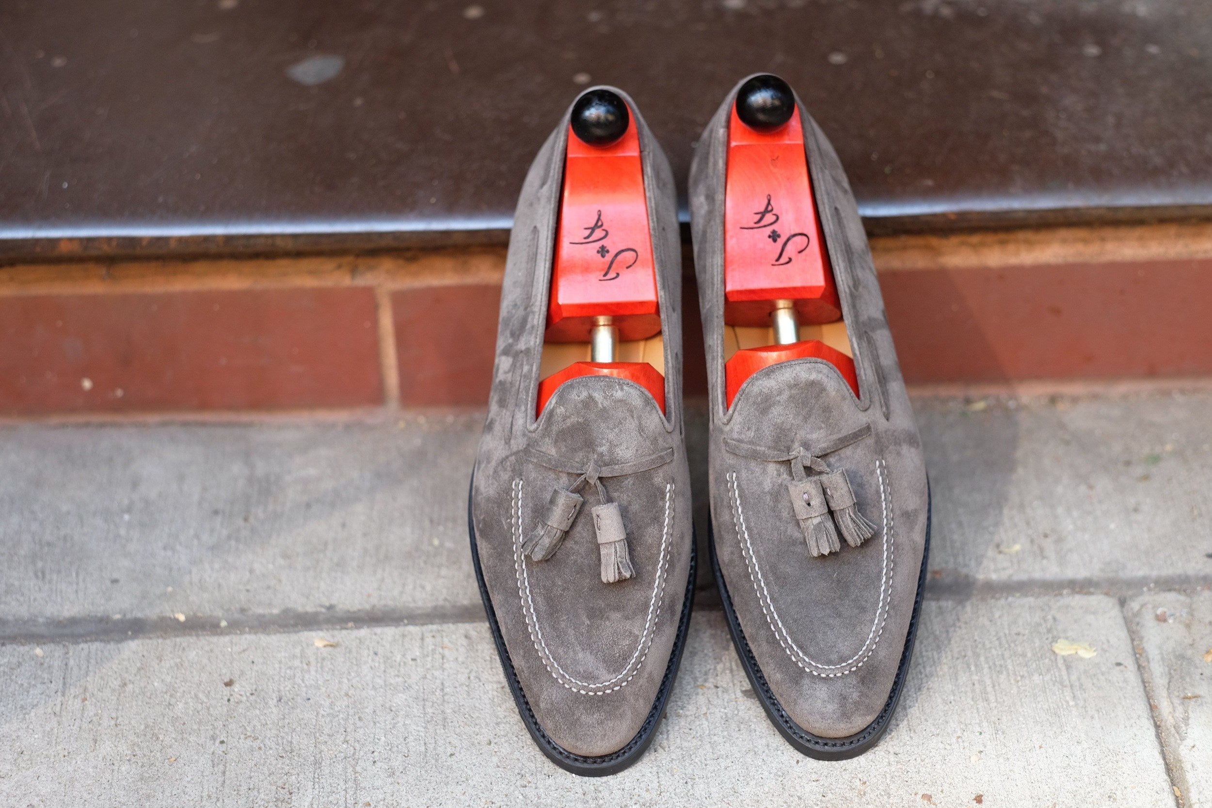 Haller - Storm Suede-Tassel Loafers-J.FitzPatrick Footwear