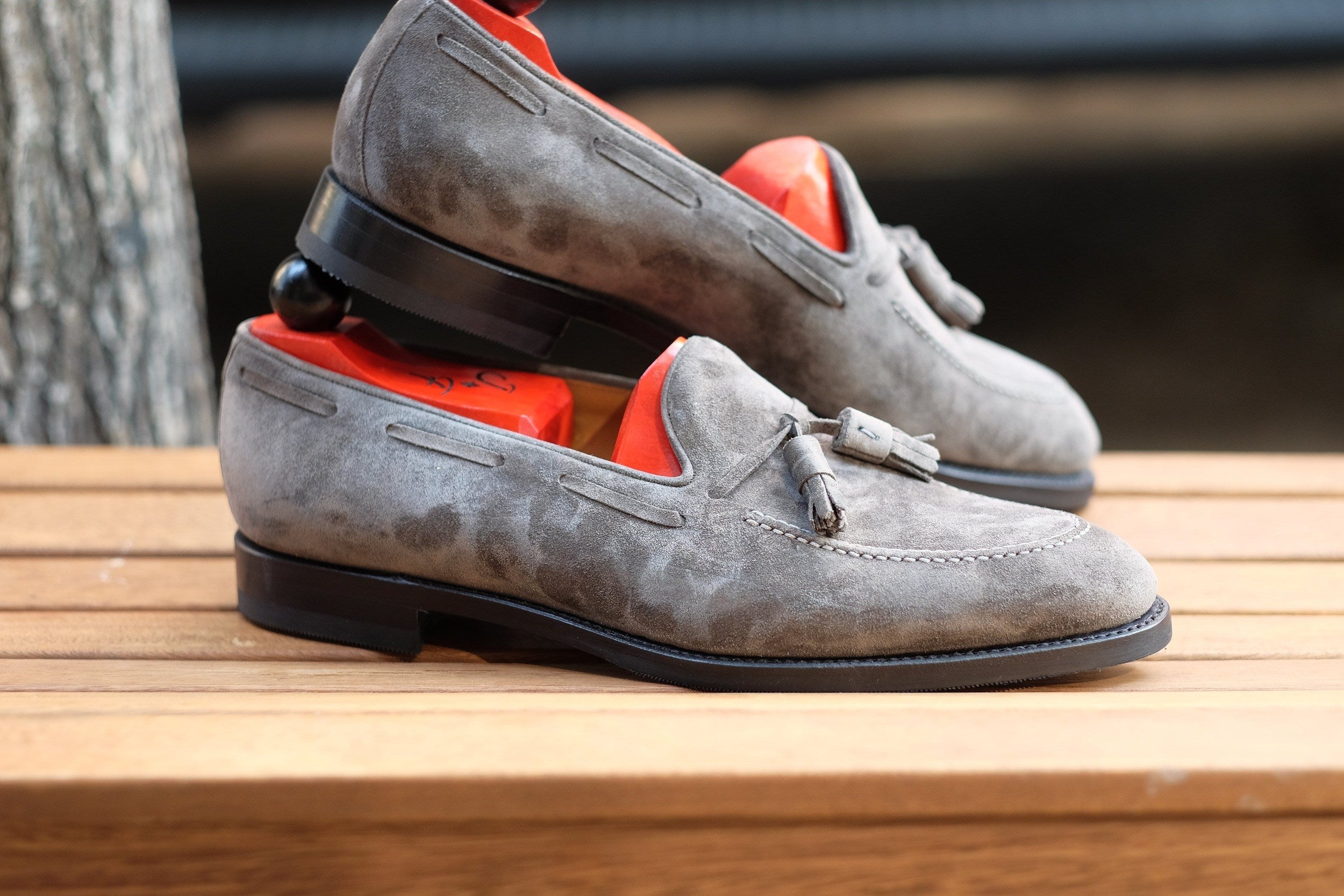 Haller - Storm Suede-Tassel Loafers-J.FitzPatrick Footwear