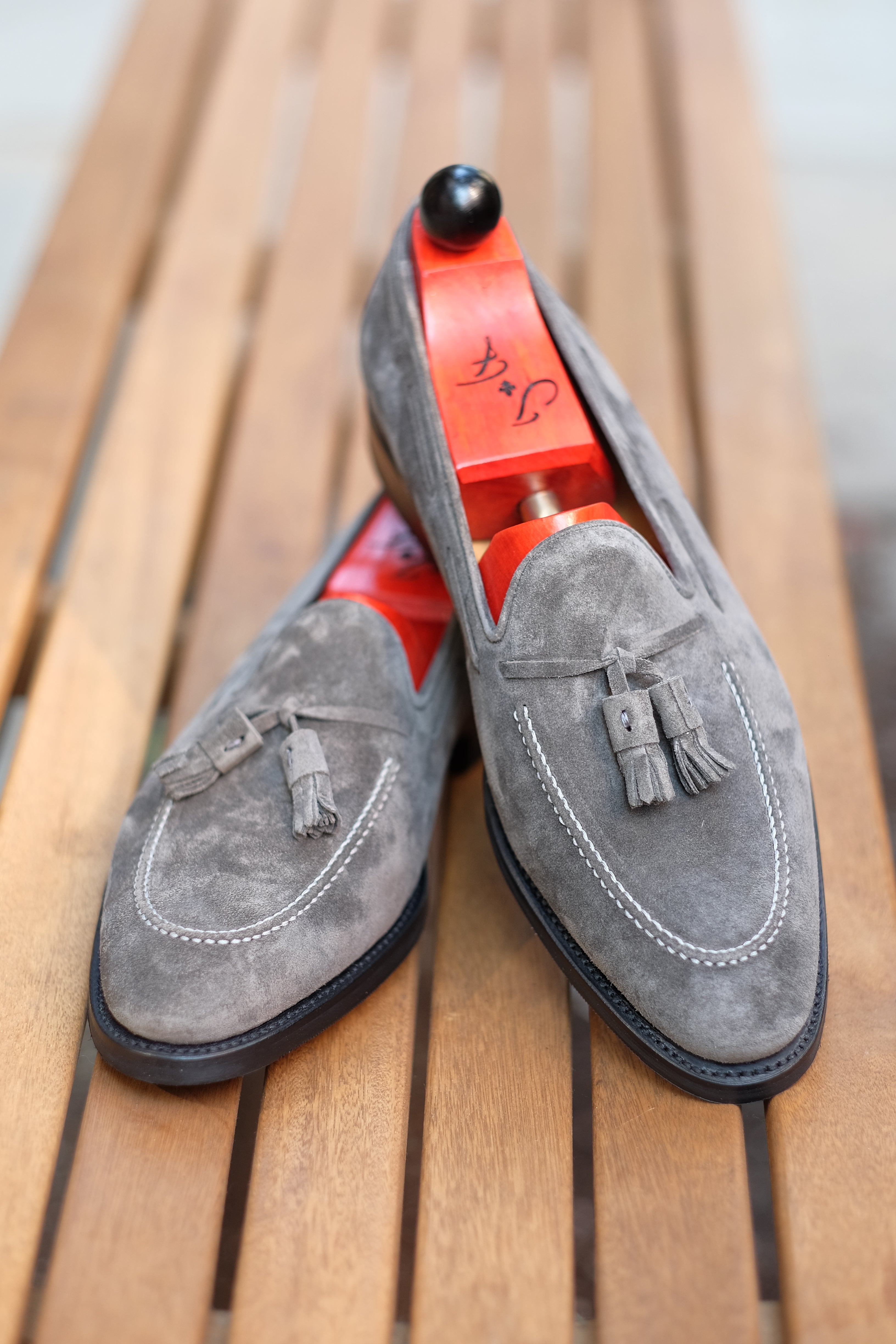 Haller - Storm Suede-Tassel Loafers-J.FitzPatrick Footwear