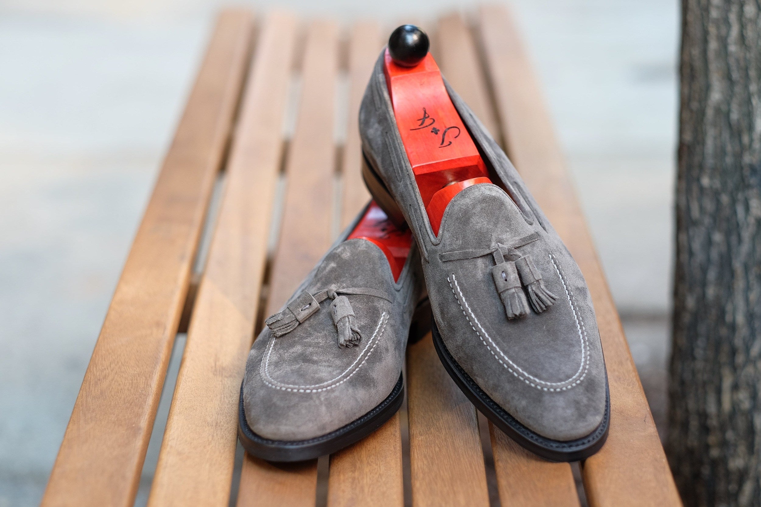 Haller - Storm Suede-Tassel Loafers-J.FitzPatrick Footwear