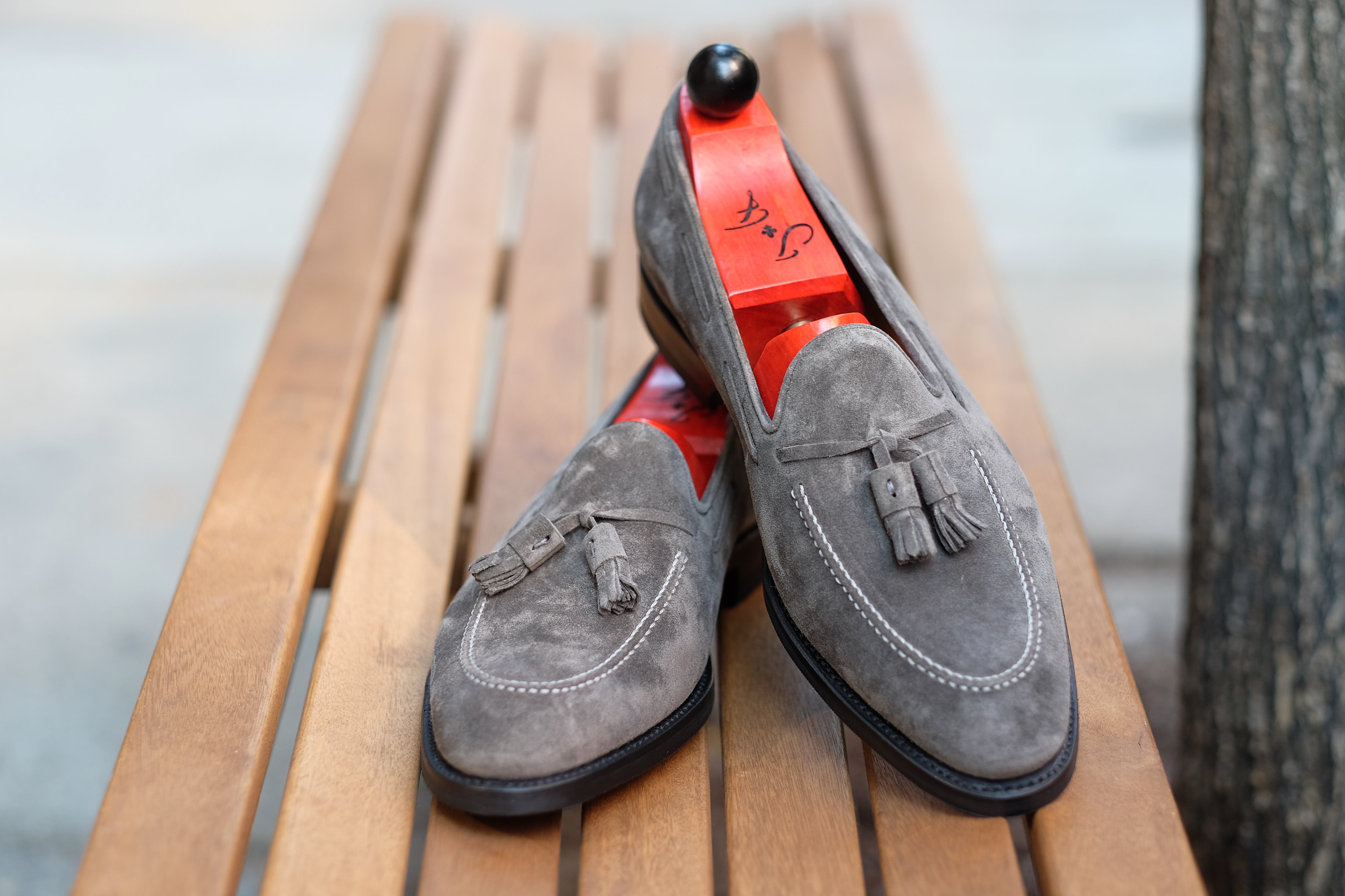 Haller - Storm Suede-Tassel Loafers-J.FitzPatrick Footwear