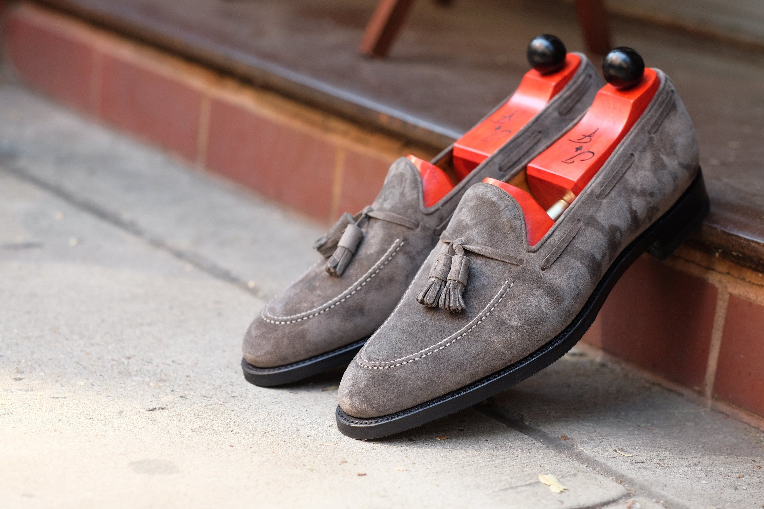 Haller - Storm Suede-Tassel Loafers-J.FitzPatrick Footwear