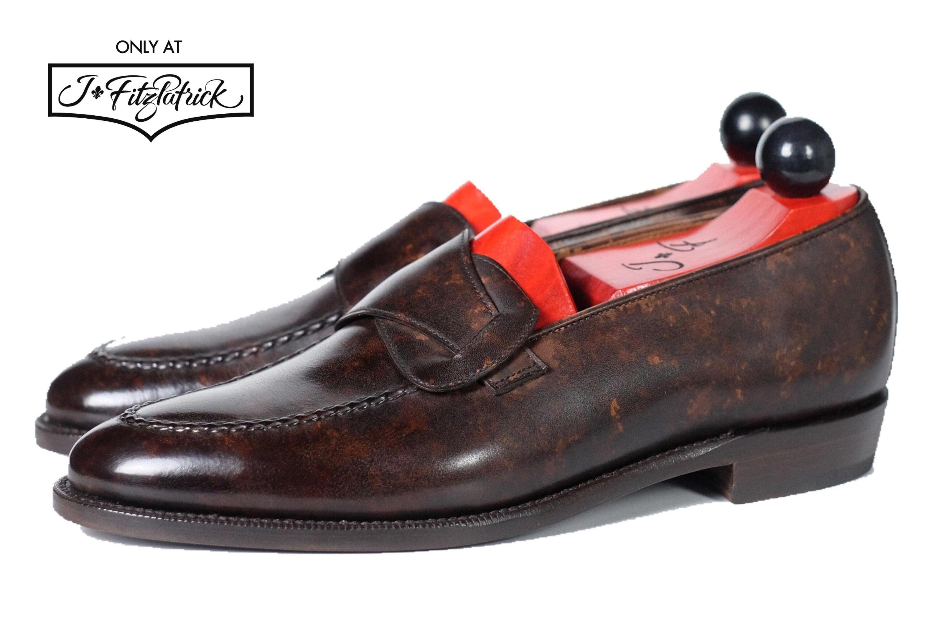 Hawthorne - Dark Brown Marble Patina - PRE ORDER-Butterfly Loafers-J.FitzPatrick Footwear