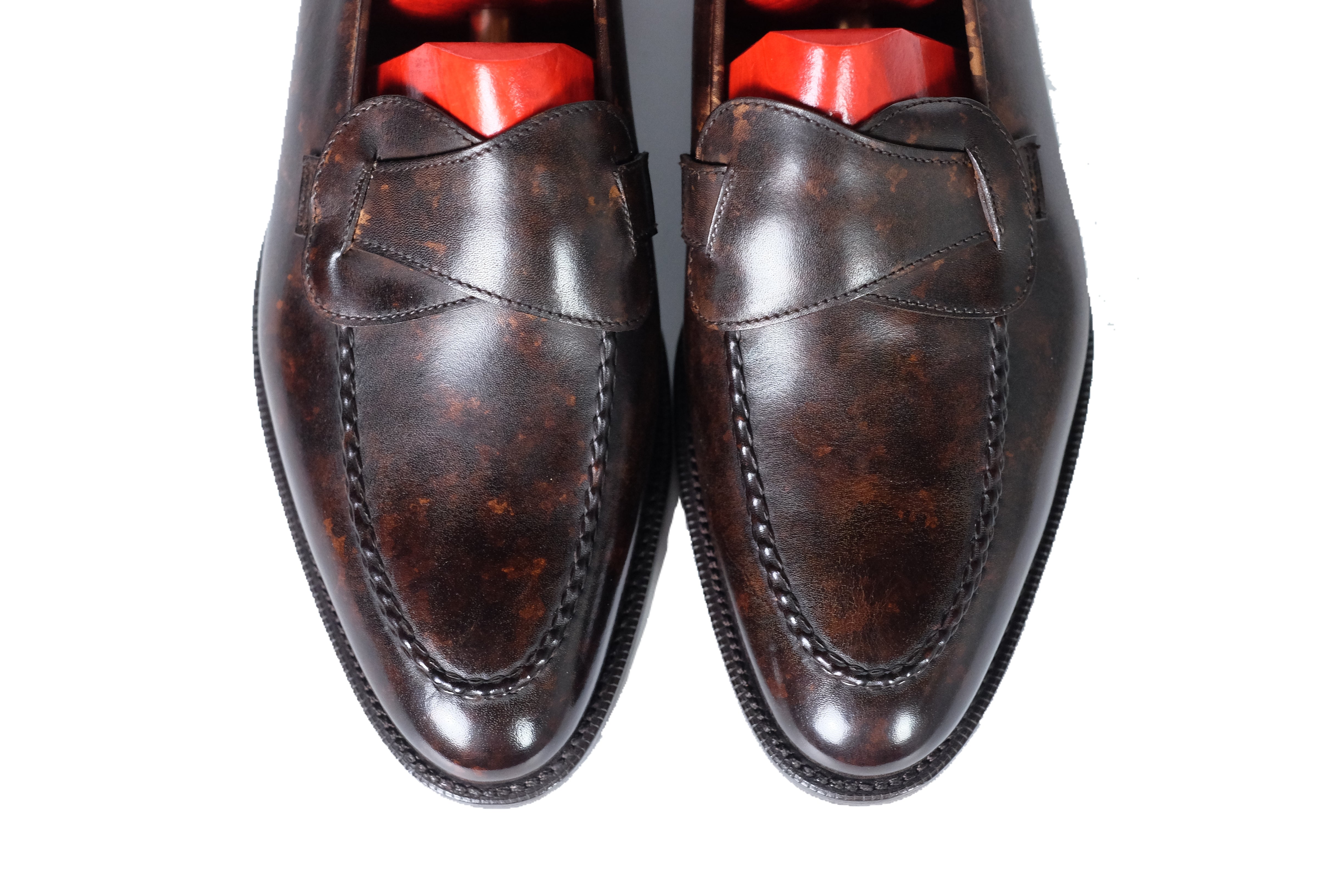 Hawthorne - Dark Brown Marble Patina - PRE ORDER-Butterfly Loafers-J.FitzPatrick Footwear