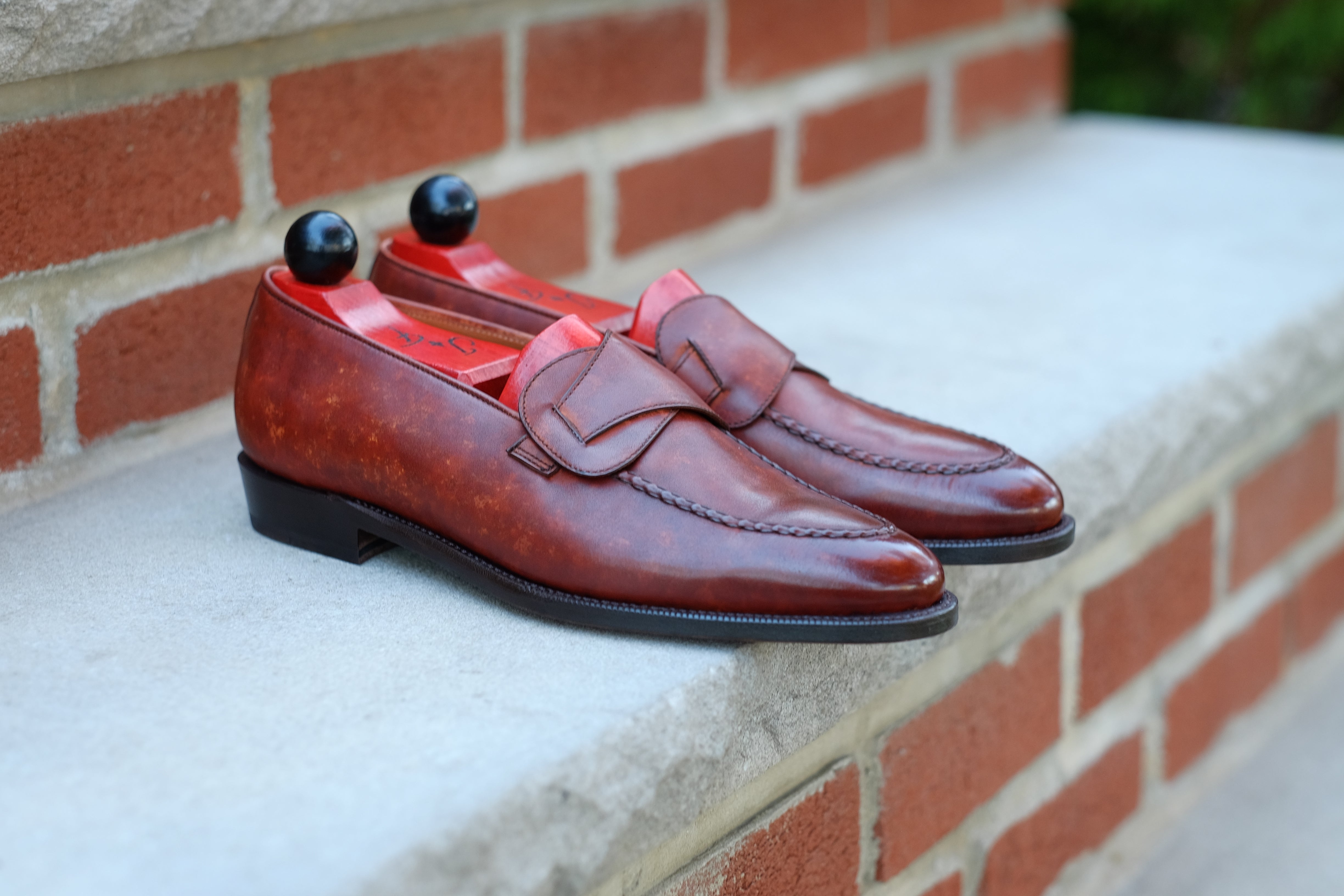 Hawthorne - Gold Marble Patina - PRE ORDER-Butterfly Loafers-J.FitzPatrick Footwear