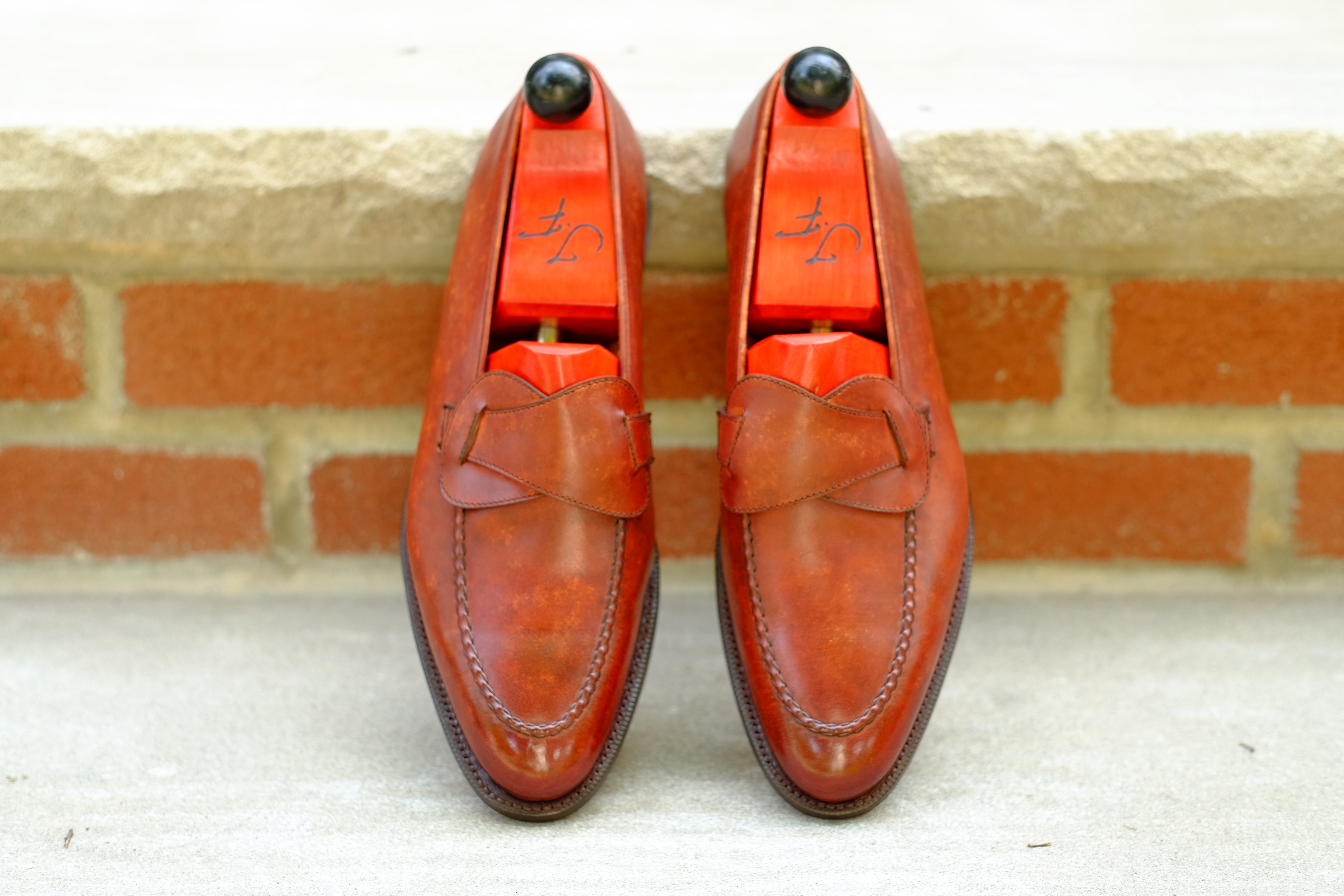Hawthorne - Gold Marble Patina - PRE ORDER-Butterfly Loafers-J.FitzPatrick Footwear
