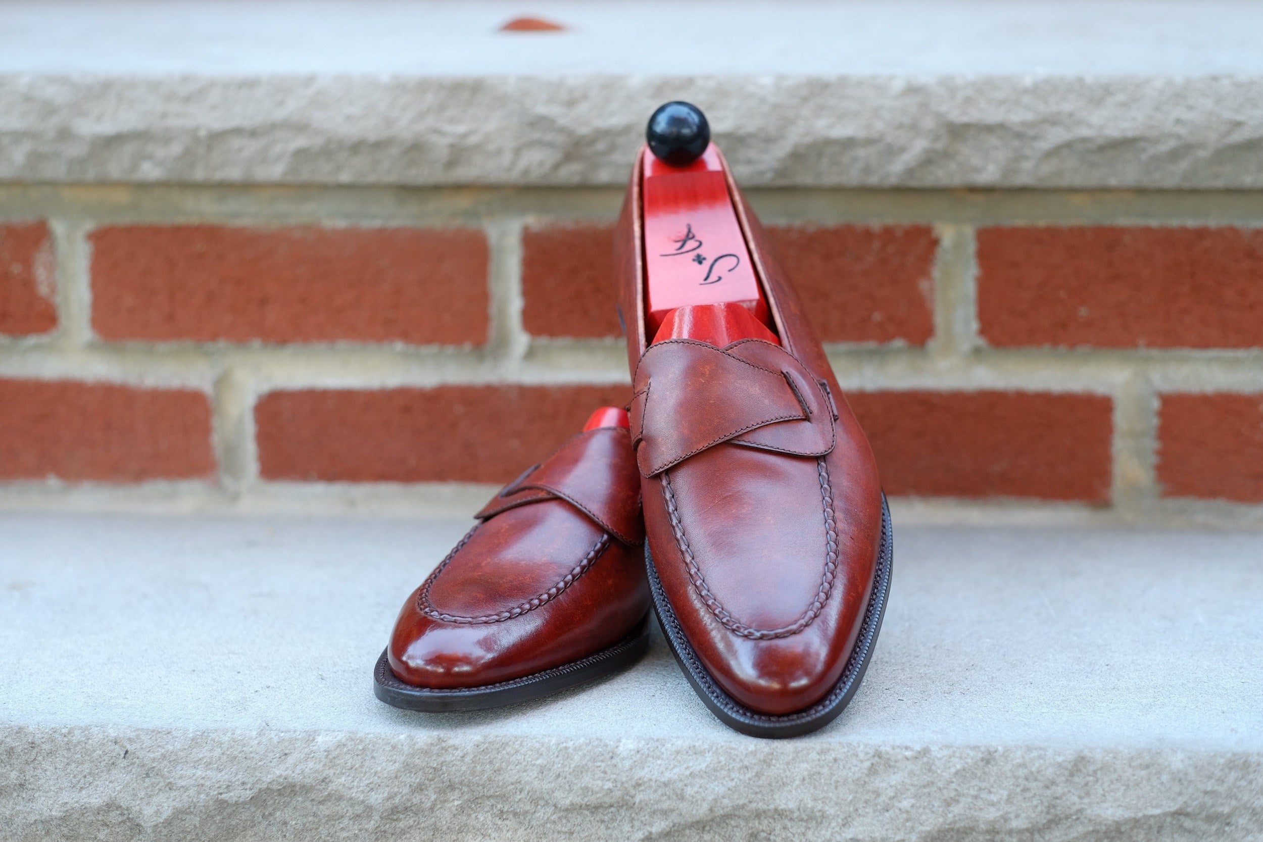 Hawthorne - Gold Marble Patina - PRE ORDER-Butterfly Loafers-J.FitzPatrick Footwear