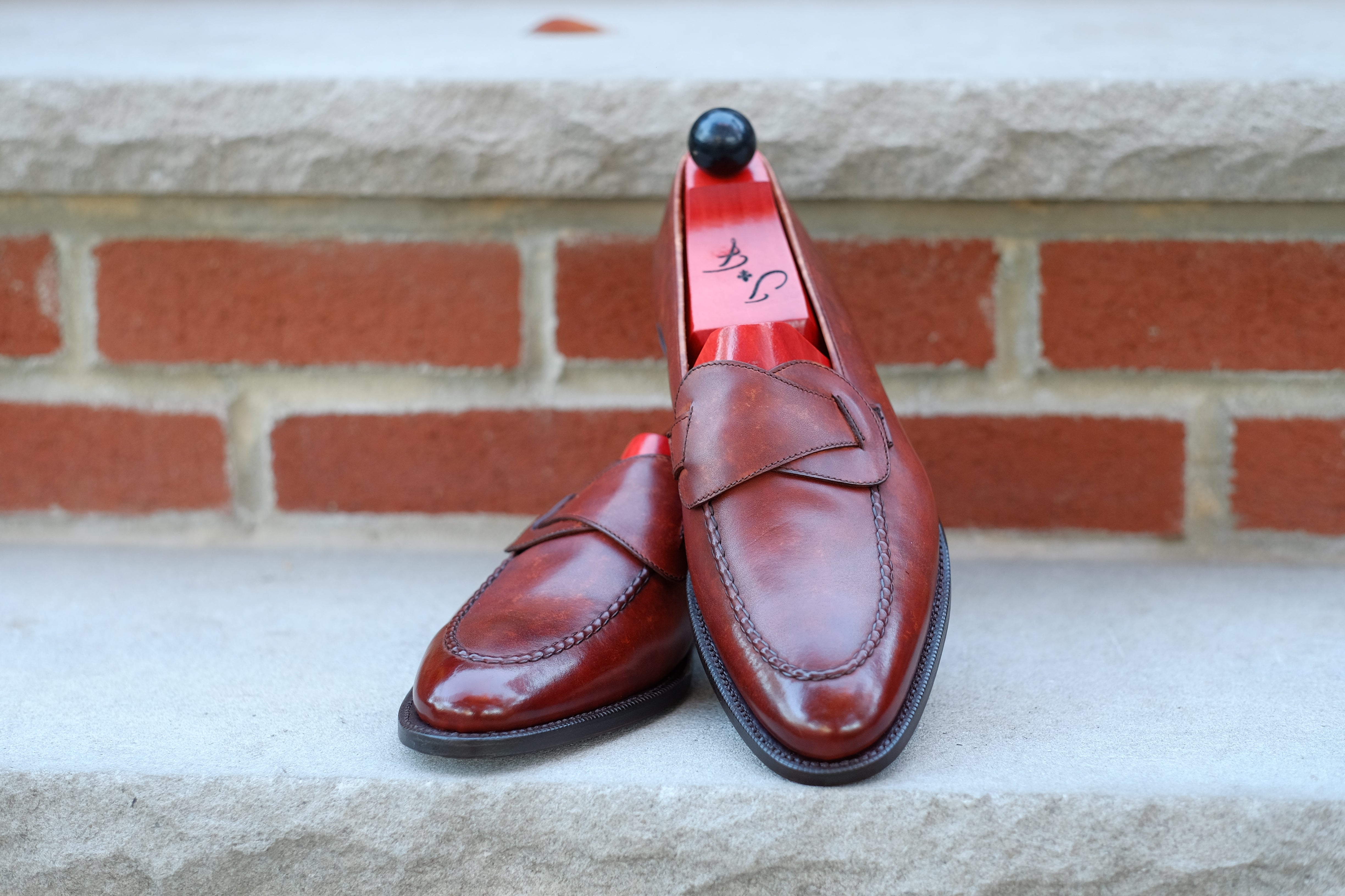 Hawthorne - Gold Marble Patina - PRE ORDER-Butterfly Loafers-J.FitzPatrick Footwear