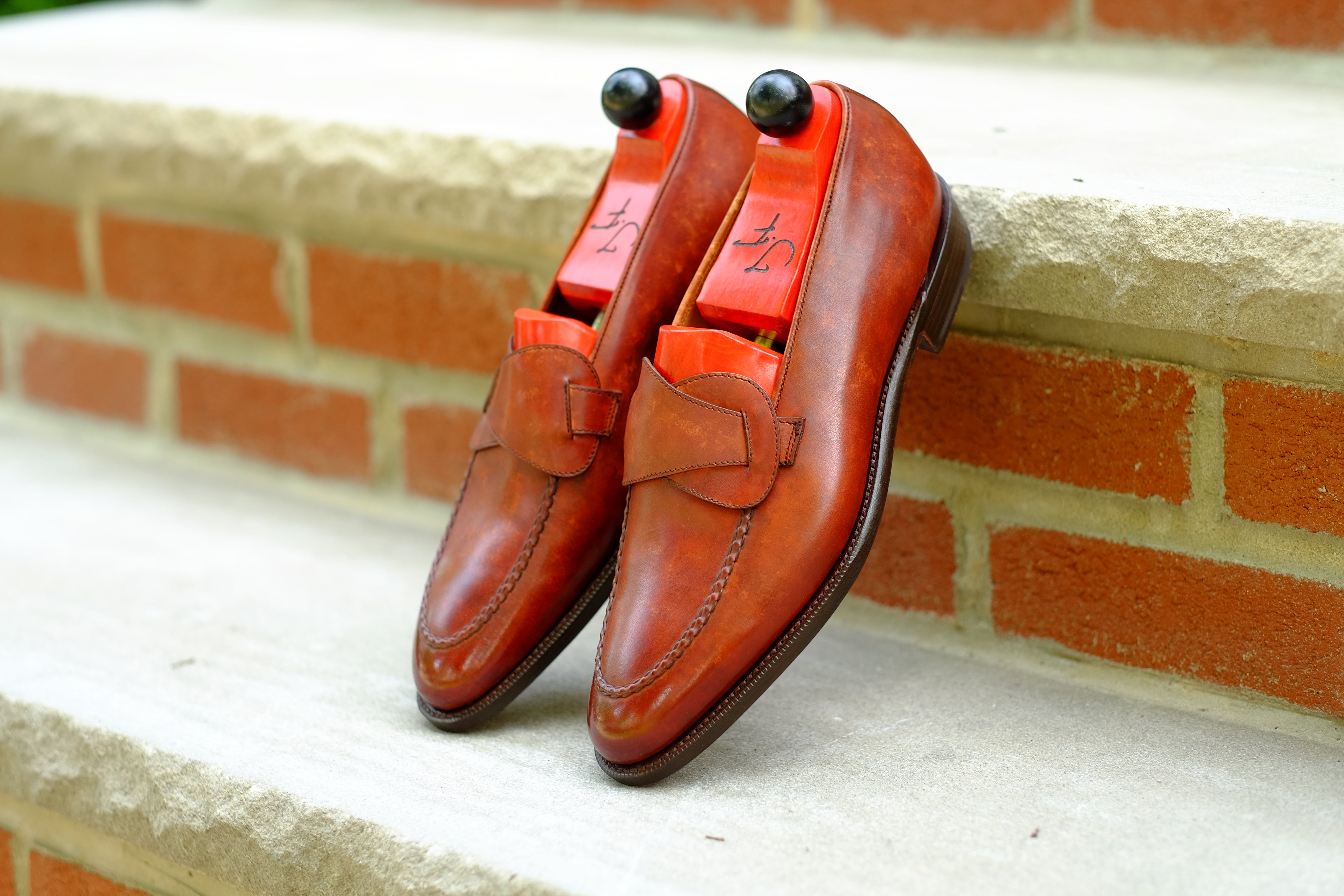 Hawthorne - Gold Marble Patina - PRE ORDER-Butterfly Loafers-J.FitzPatrick Footwear