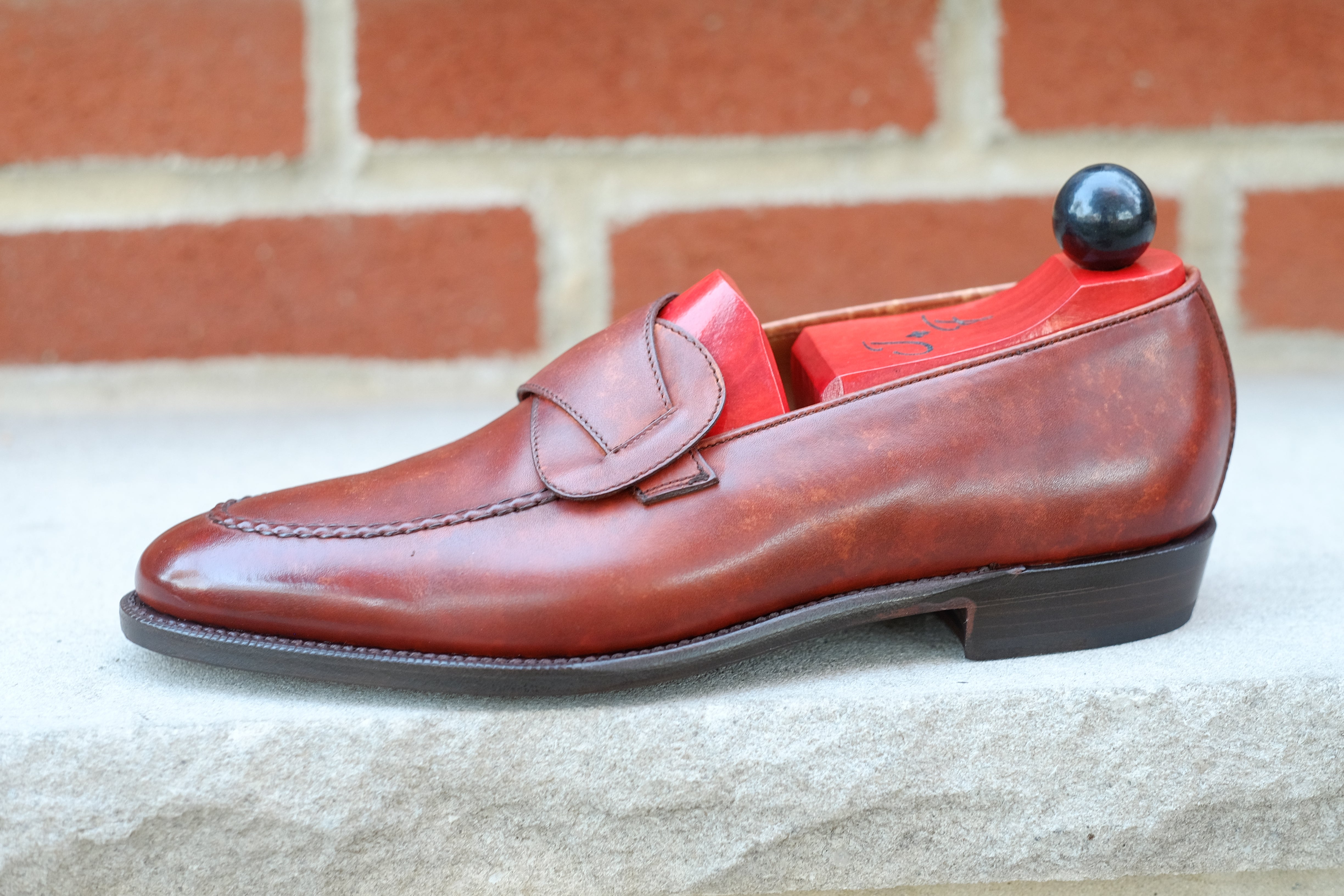 Hawthorne - Gold Marble Patina - PRE ORDER-Butterfly Loafers-J.FitzPatrick Footwear