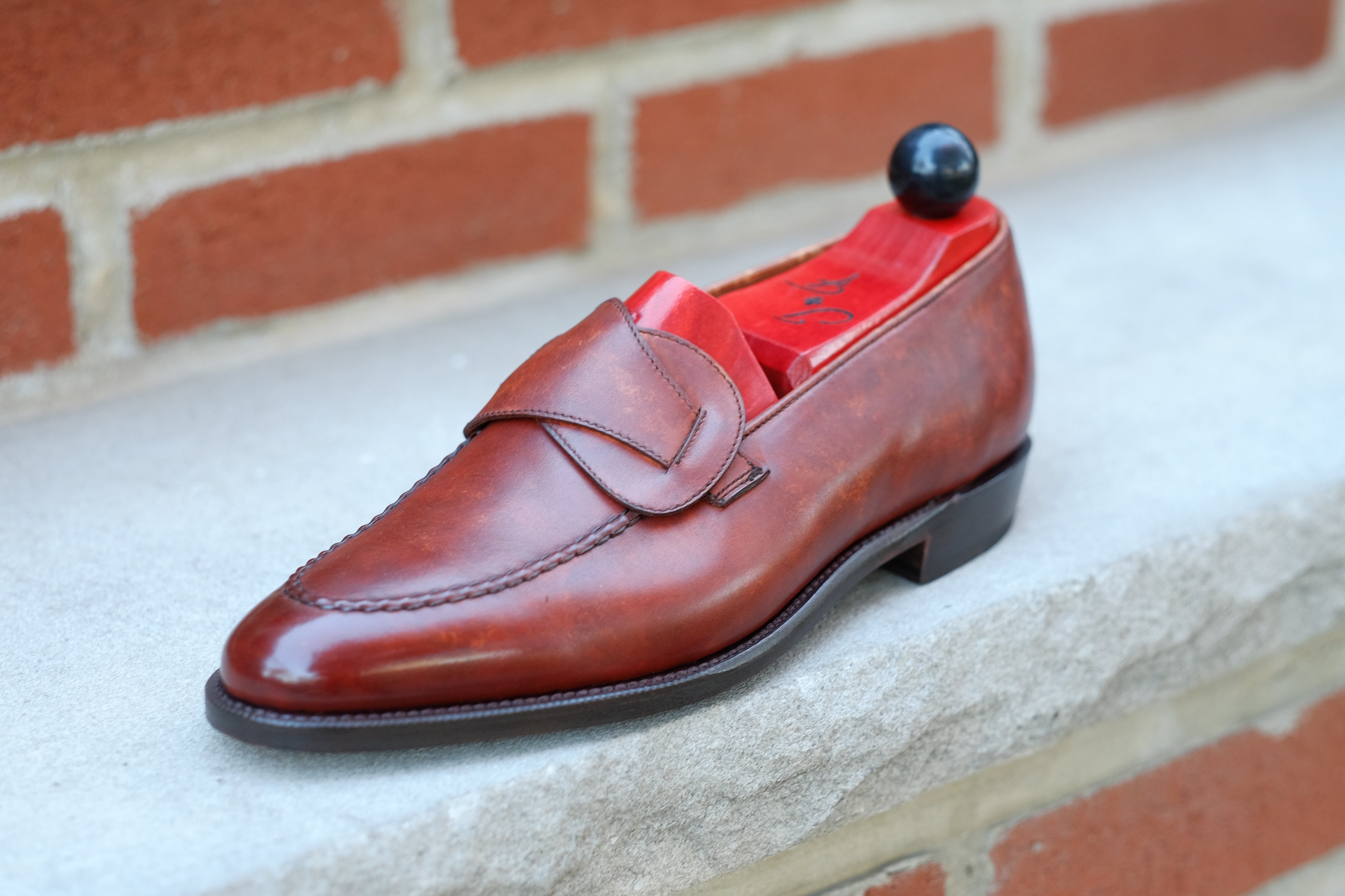 Hawthorne - Gold Marble Patina - PRE ORDER-Butterfly Loafers-J.FitzPatrick Footwear