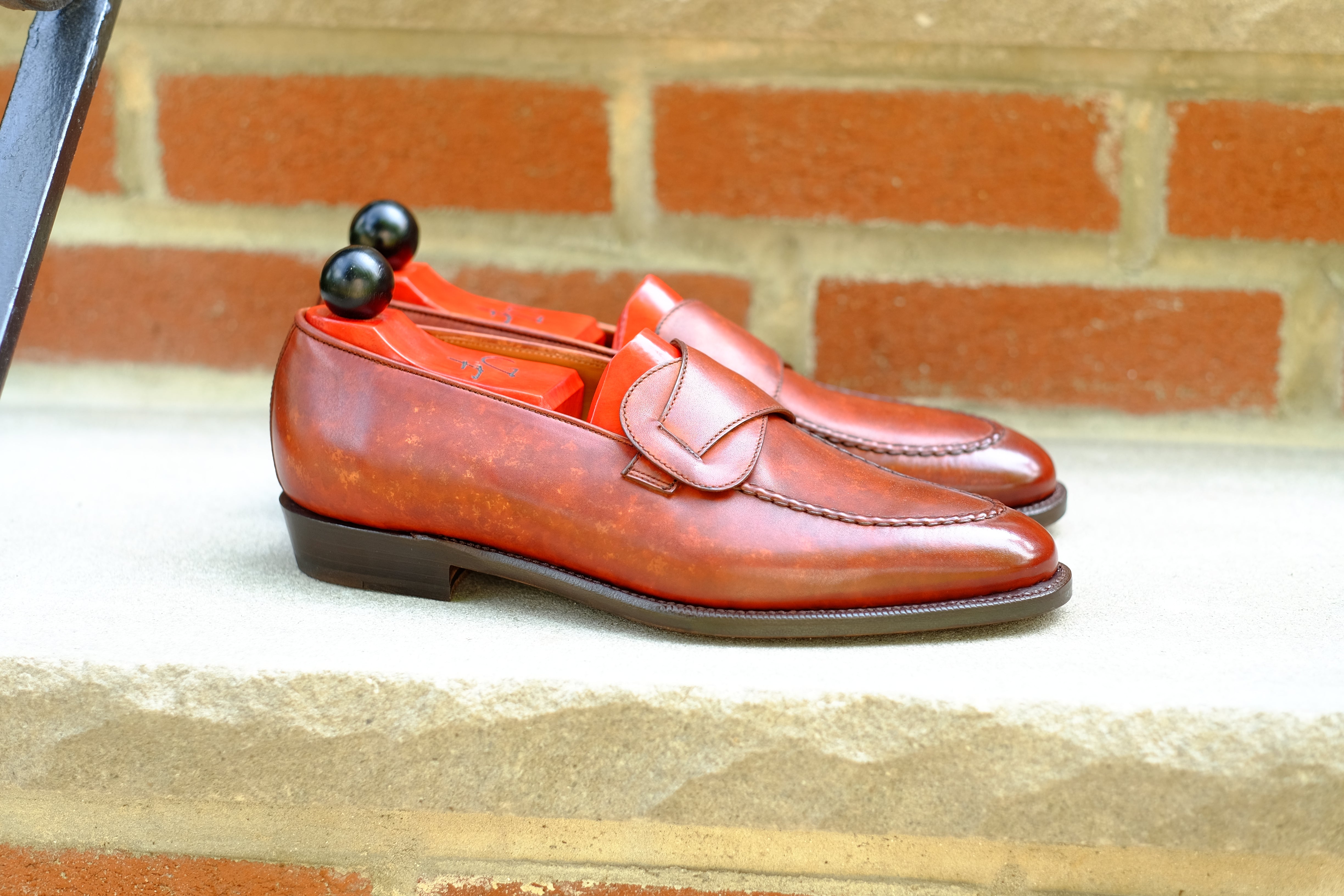 Hawthorne - Gold Marble Patina - PRE ORDER-Butterfly Loafers-J.FitzPatrick Footwear