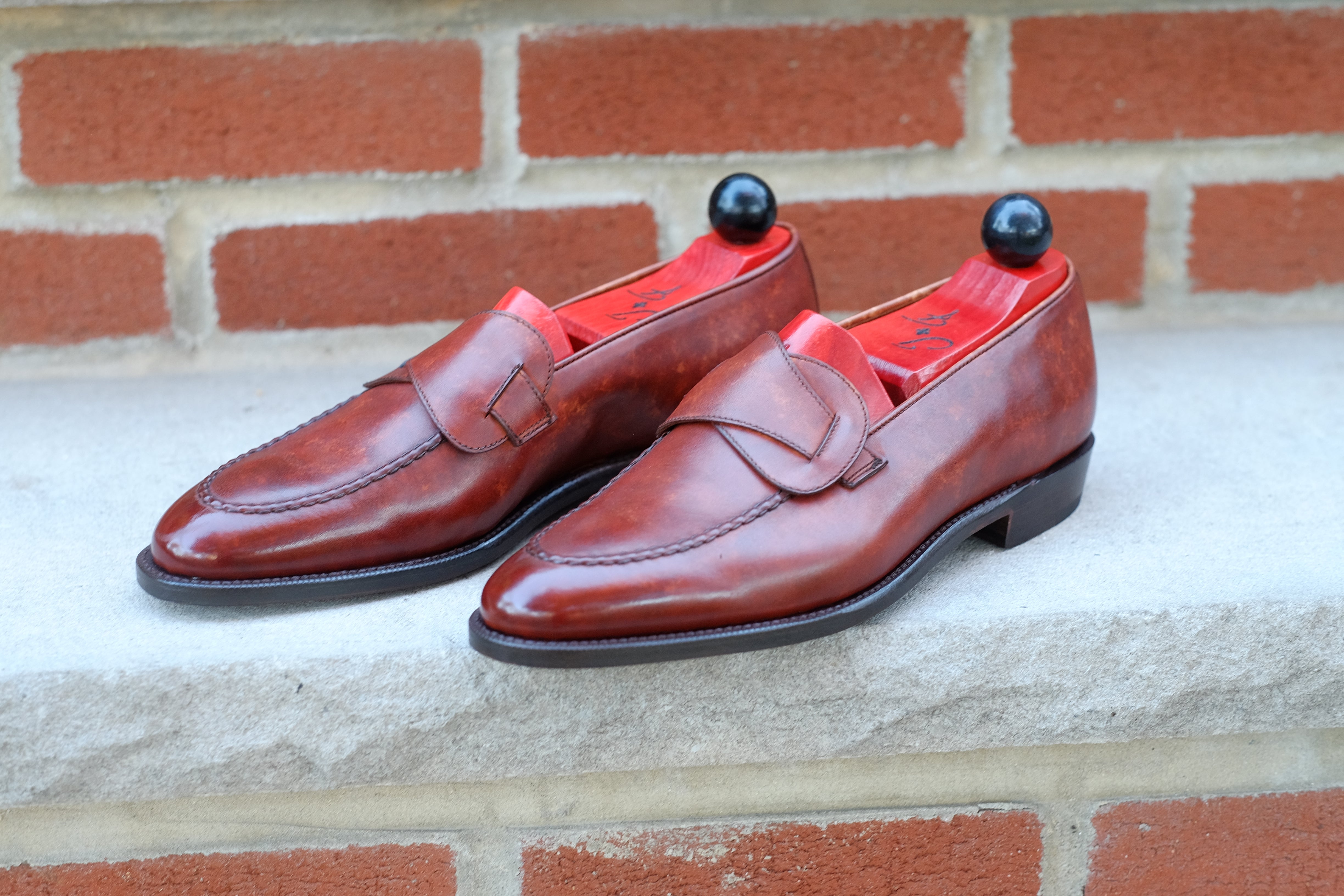 Hawthorne - Gold Marble Patina - PRE ORDER-Butterfly Loafers-J.FitzPatrick Footwear