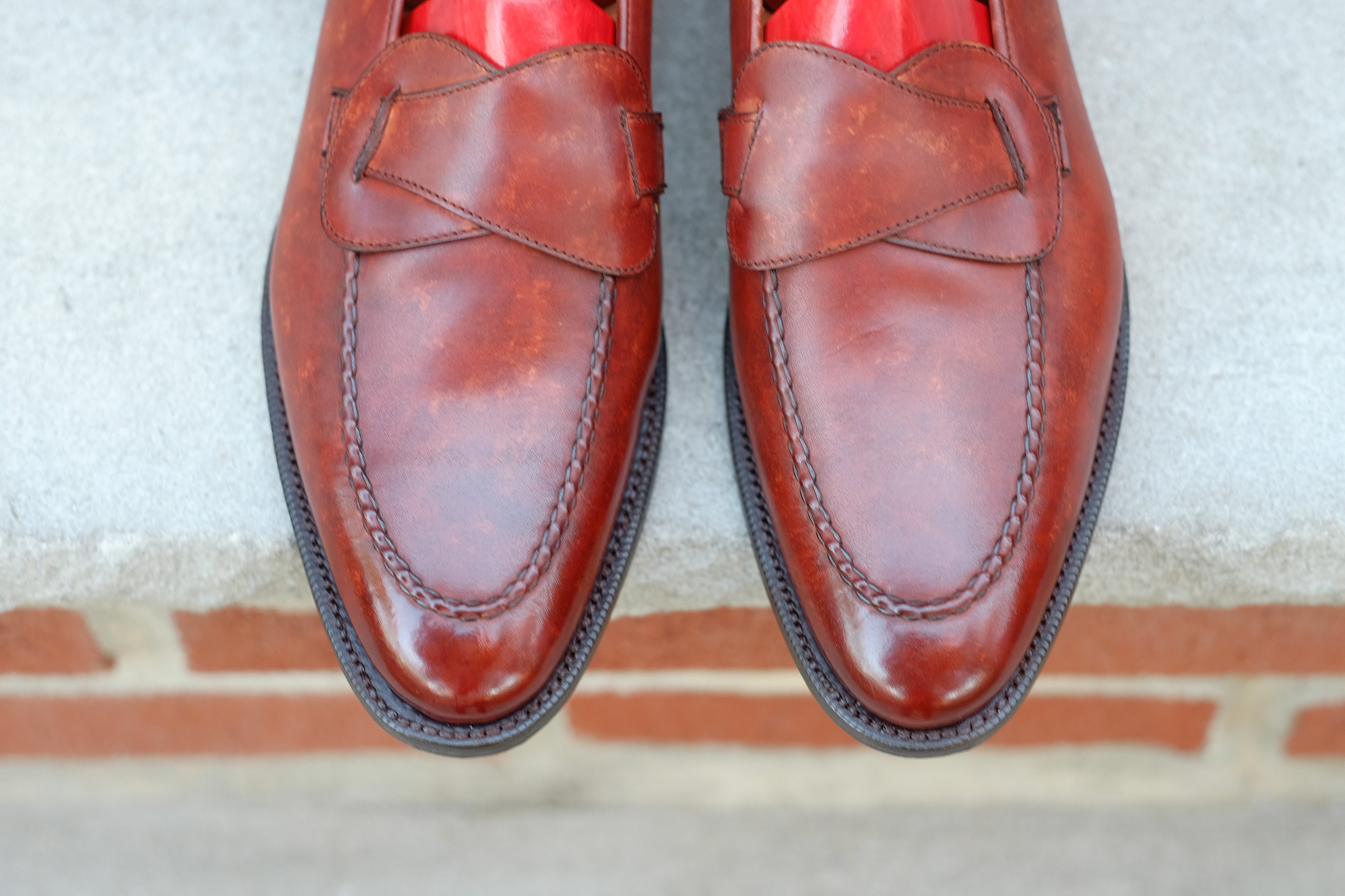 Hawthorne - Gold Marble Patina - PRE ORDER-Butterfly Loafers-J.FitzPatrick Footwear