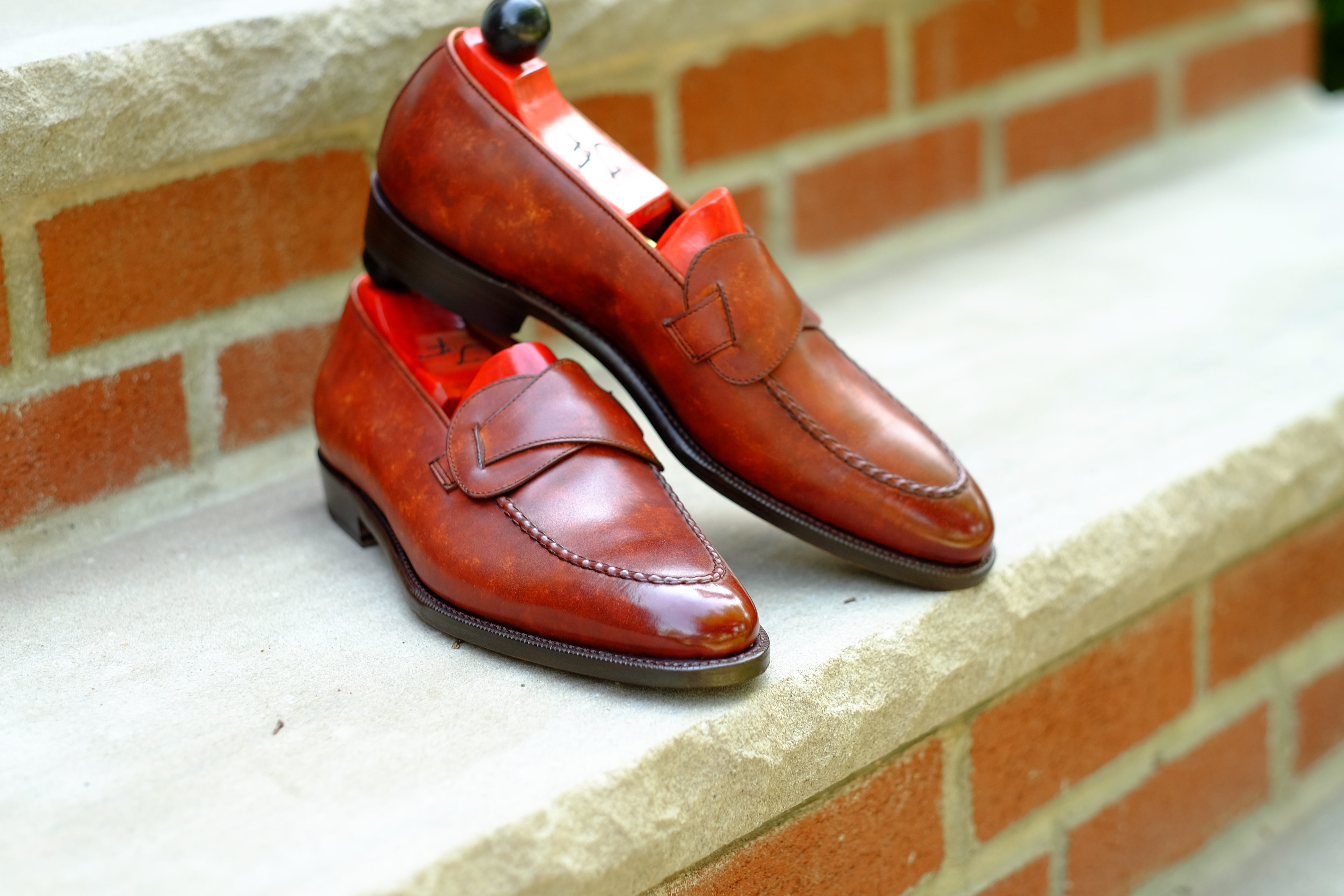 Hawthorne - Gold Marble Patina - PRE ORDER-Butterfly Loafers-J.FitzPatrick Footwear