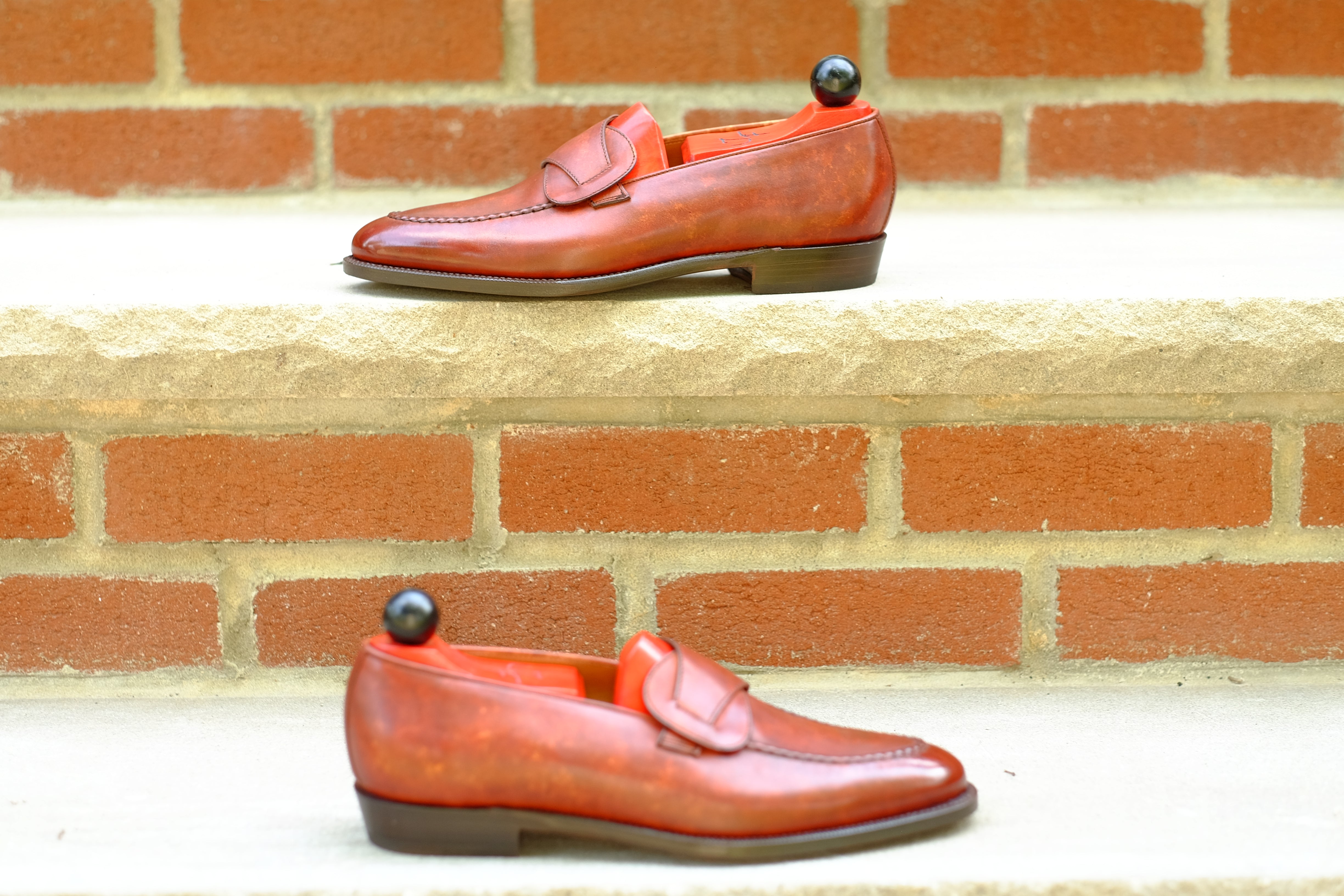 Hawthorne - Gold Marble Patina - PRE ORDER-Butterfly Loafers-J.FitzPatrick Footwear