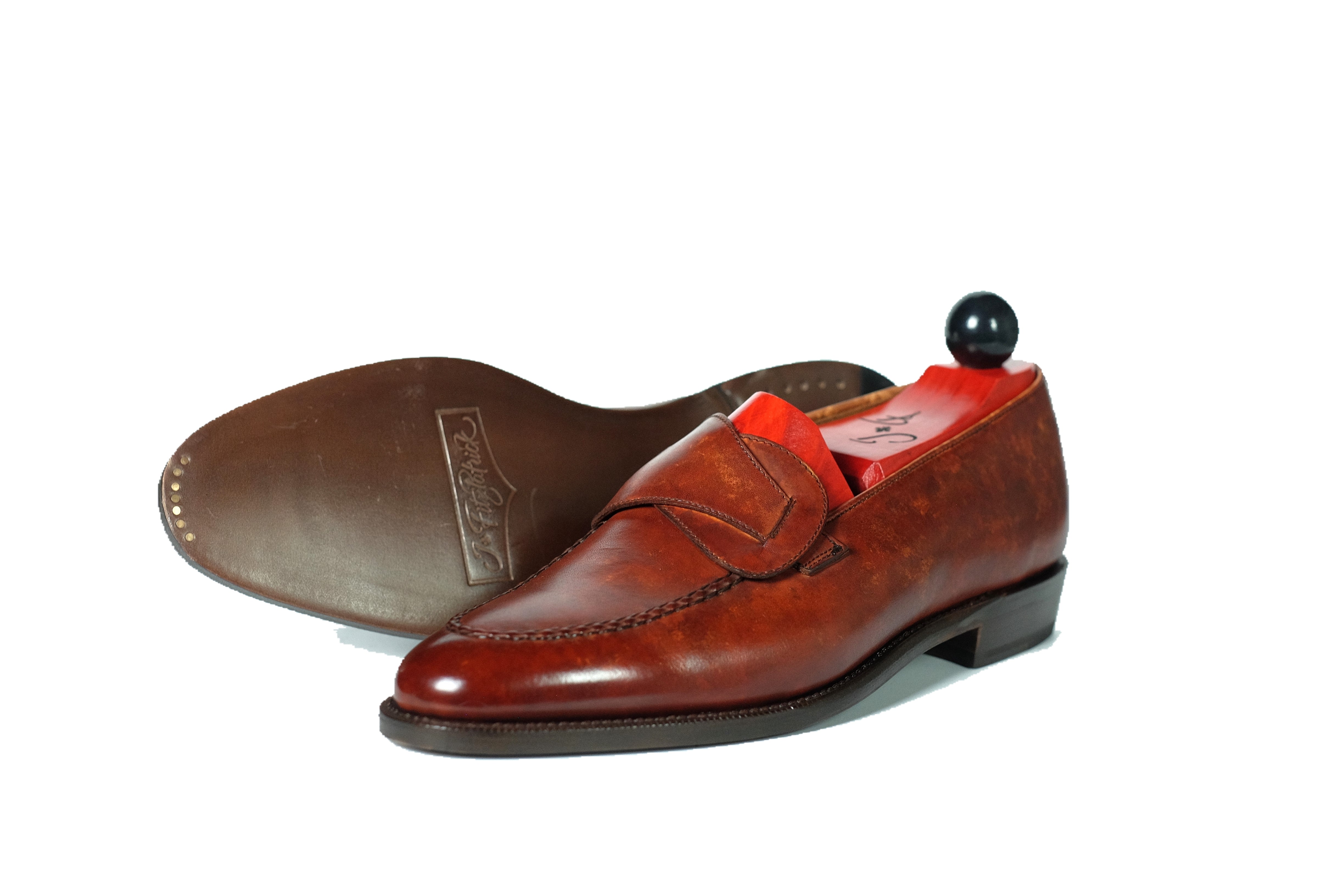 Hawthorne - Gold Marble Patina - PRE ORDER-Butterfly Loafers-J.FitzPatrick Footwear