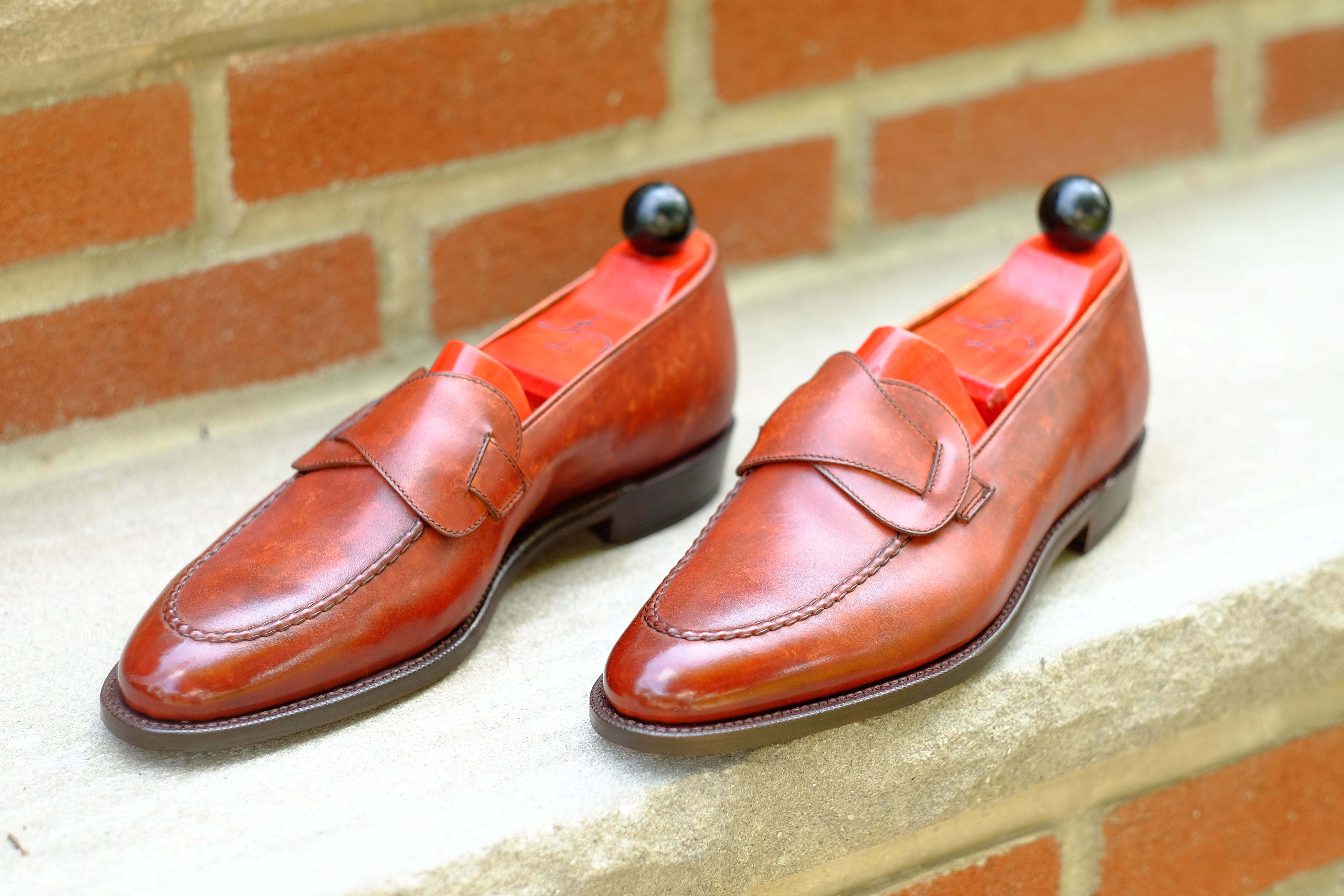 Hawthorne - Gold Marble Patina - PRE ORDER-Butterfly Loafers-J.FitzPatrick Footwear