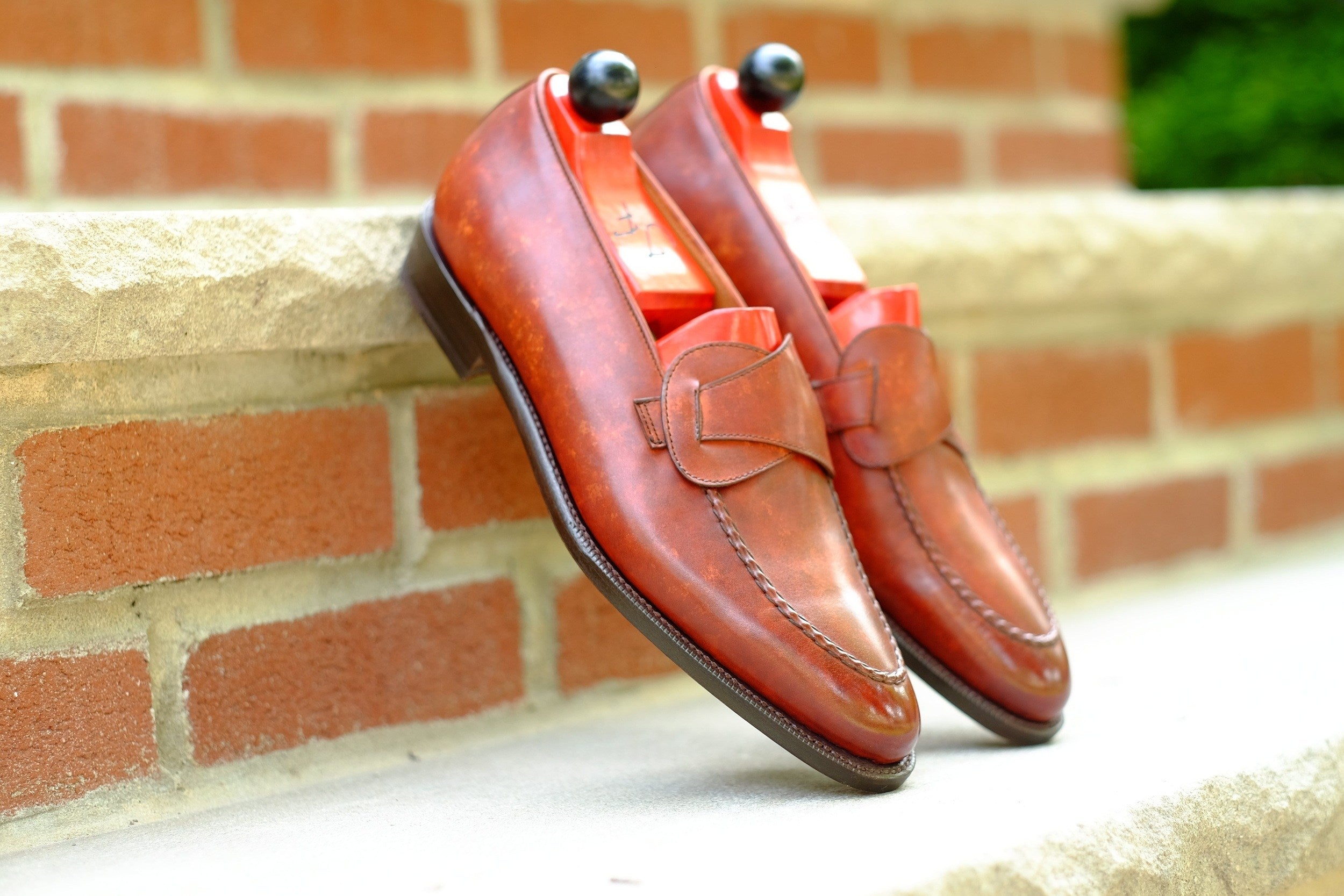 Hawthorne - Gold Marble Patina - PRE ORDER-Butterfly Loafers-J.FitzPatrick Footwear