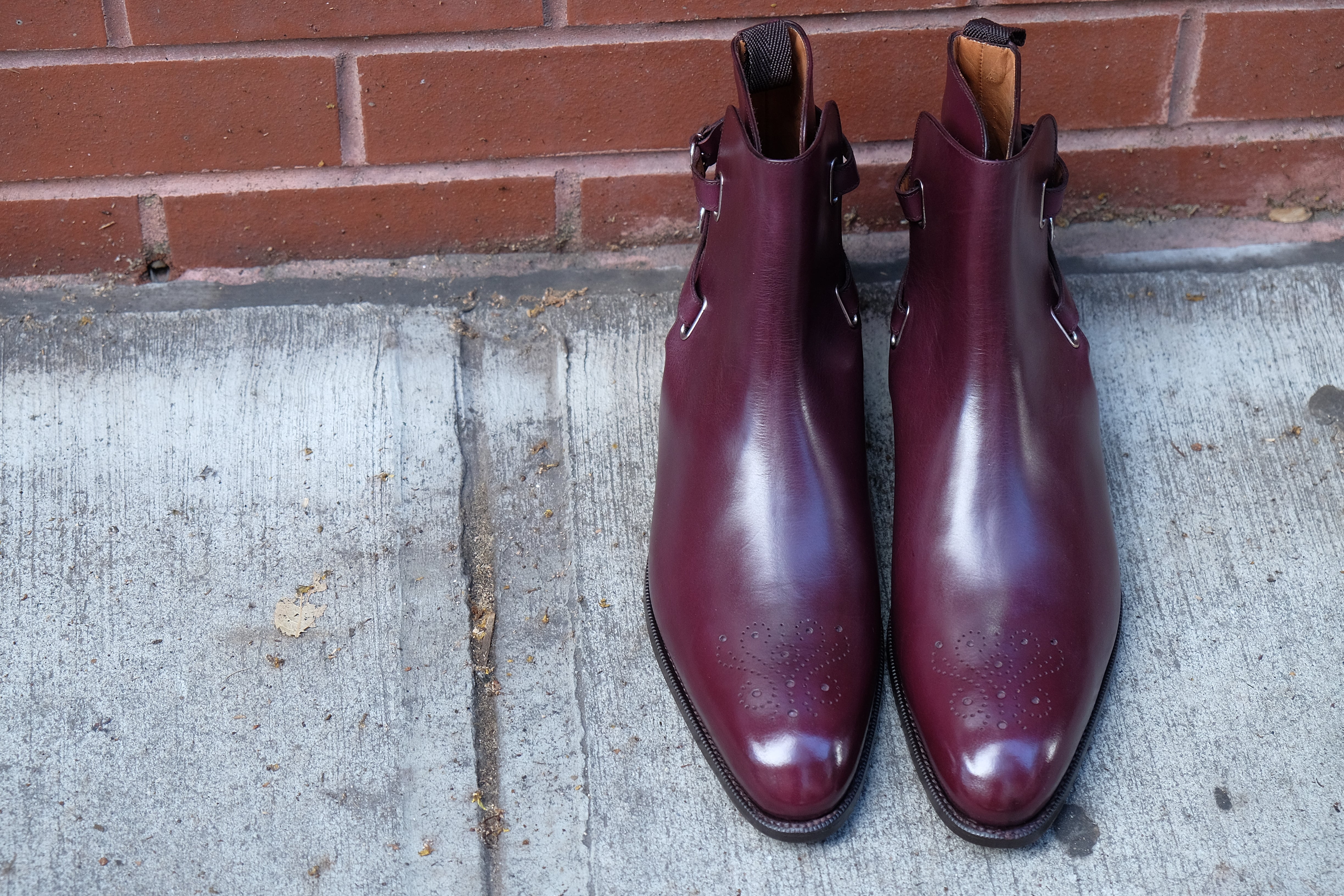 Indianola - MTO - Orchid Calf - NGT Last - Single Leather Sole-Made To Order Jodhpur Boots-J.FitzPatrick Footwear