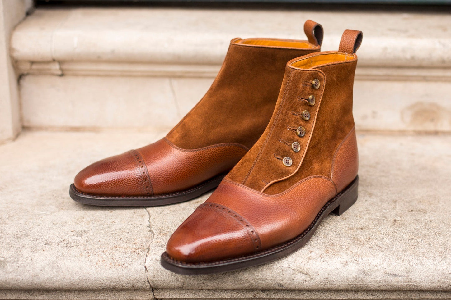Westlake - MTO - Tan Grain / Snuff Suede - LPB Last - City Rubber Sole