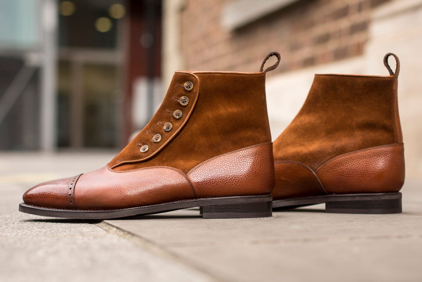 Westlake - MTO - Tan Grain / Snuff Suede - LPB Last - City Rubber Sole
