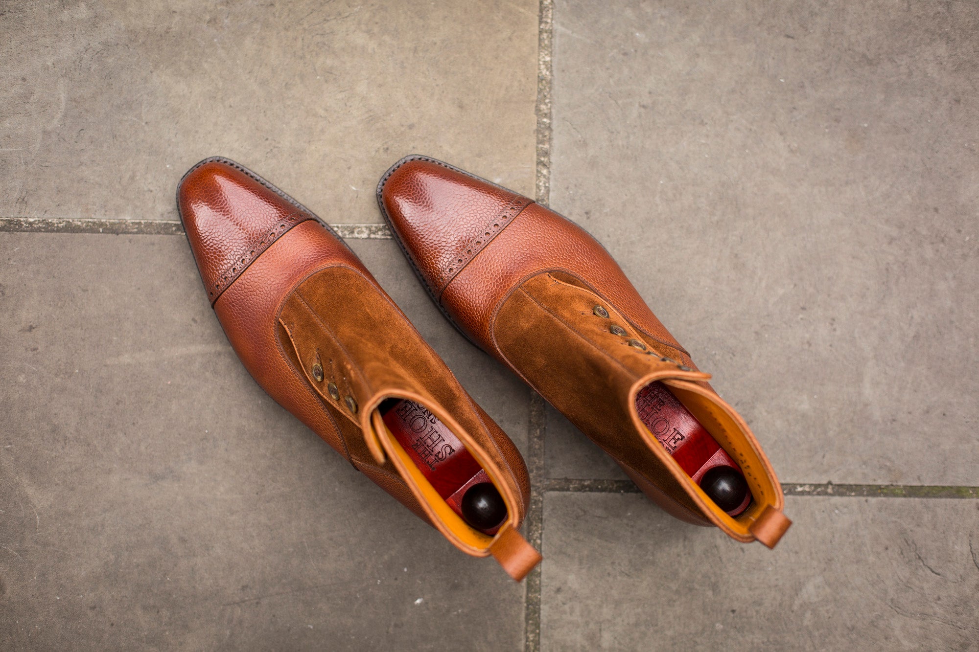 Westlake - MTO - Tan Grain / Snuff Suede - LPB Last - City Rubber Sole