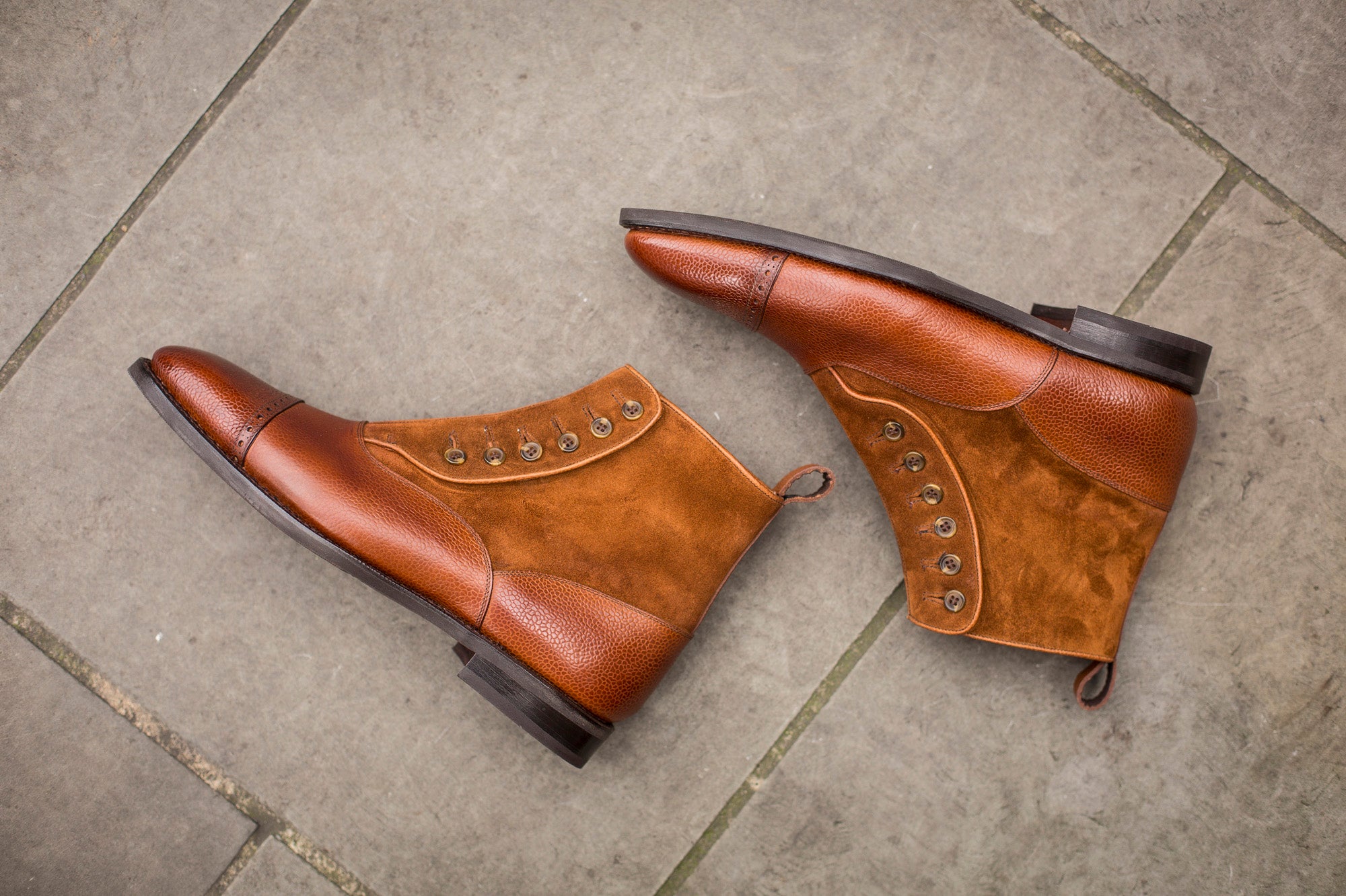 Westlake - MTO - Tan Grain / Snuff Suede - LPB Last - City Rubber Sole