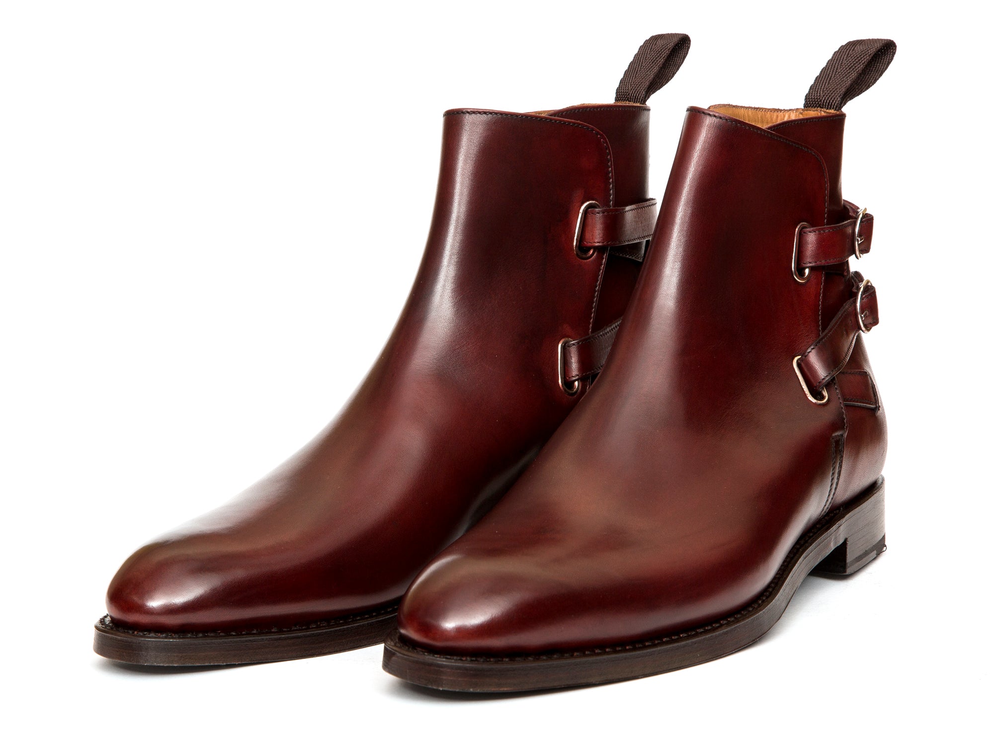 Genesee - MTO - Burgundy Calf - NGT Last - Double Country Rubber Sole