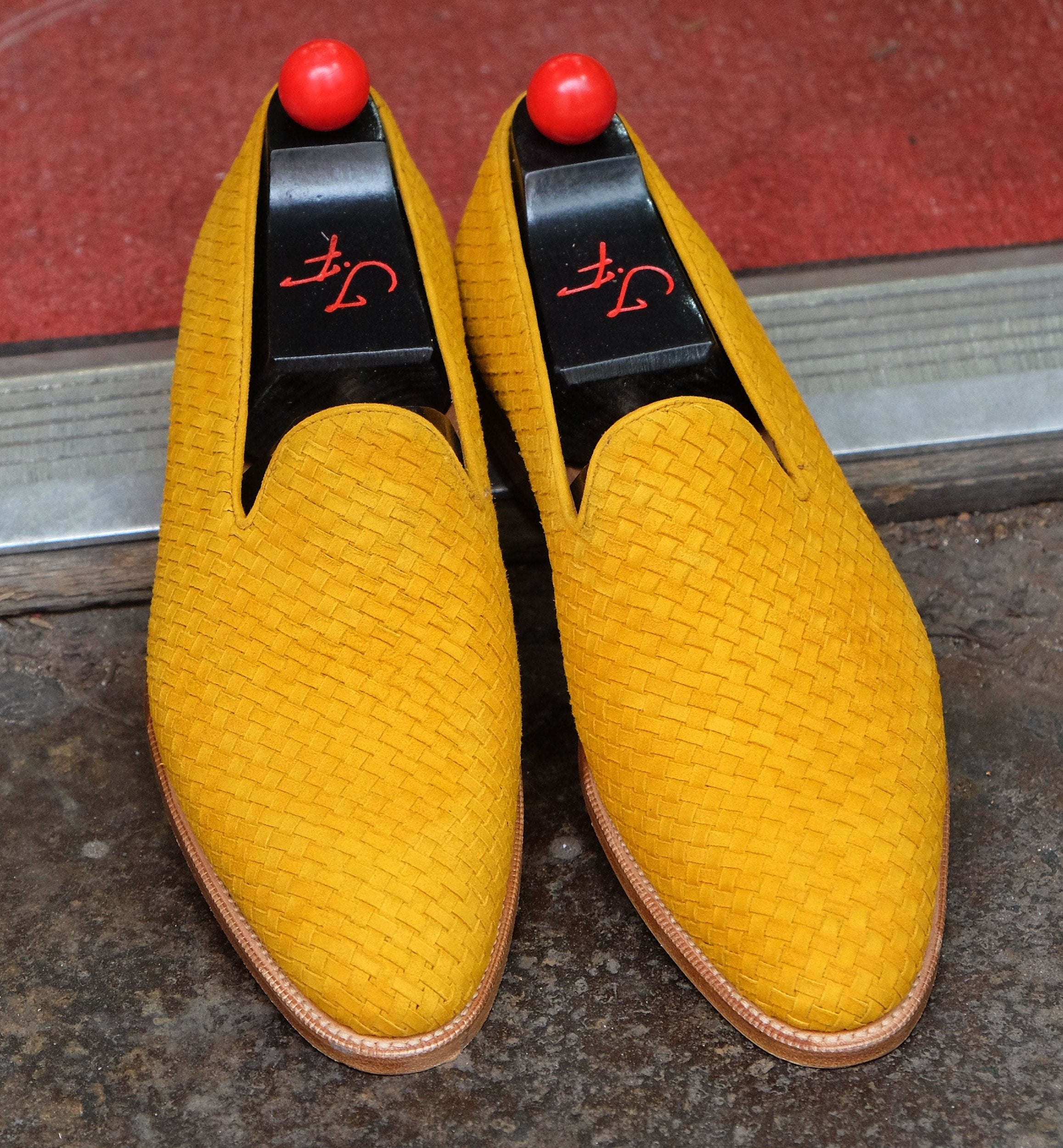 Laurelhurst II - MTO - Braided Sol Suede - TMG Last - Single Leather Sole-Made To Order Slipper Loafer-J.FitzPatrick Footwear