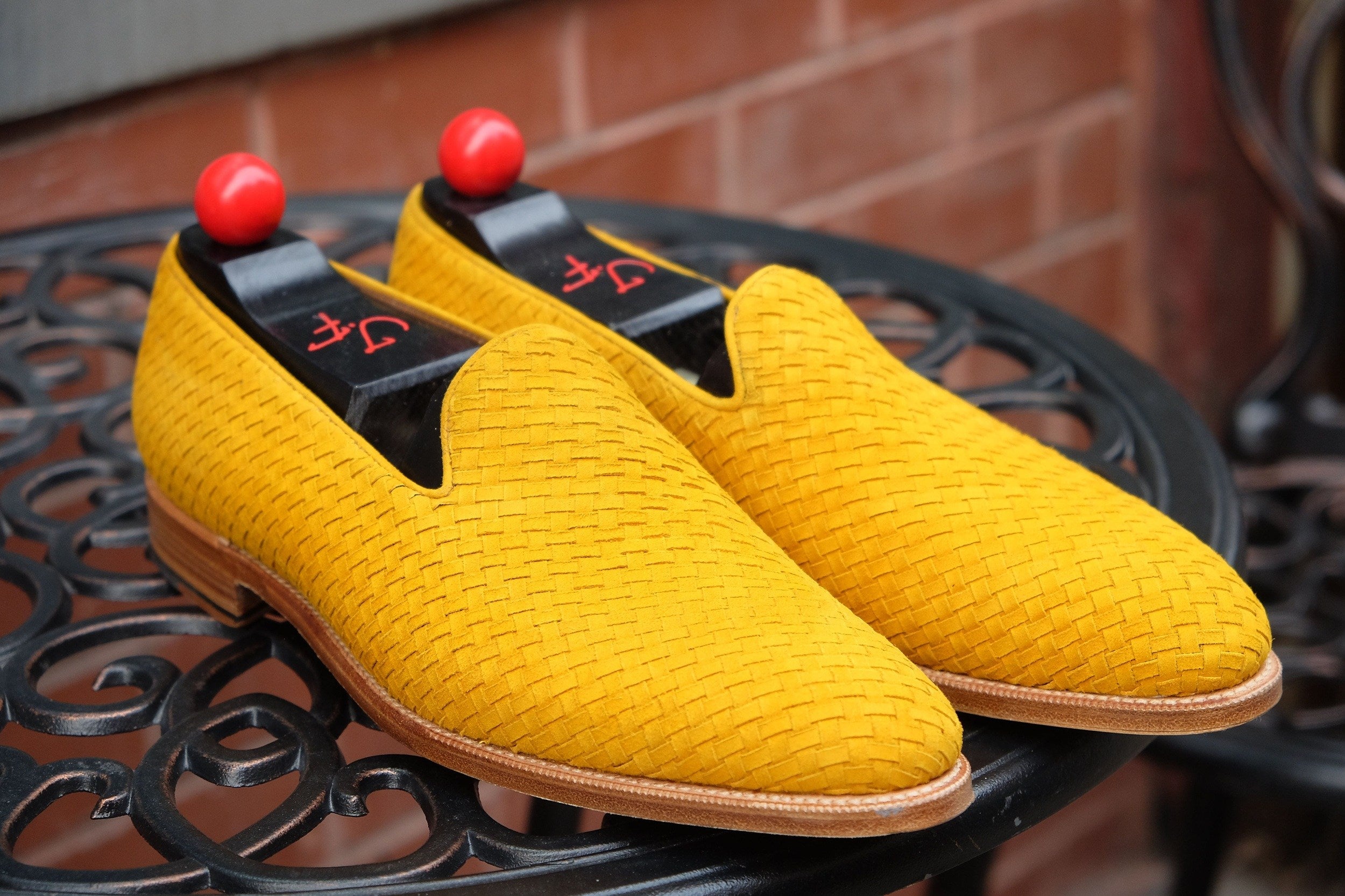 Laurelhurst II - MTO - Braided Sol Suede - TMG Last - Single Leather Sole-Made To Order Slipper Loafer-J.FitzPatrick Footwear