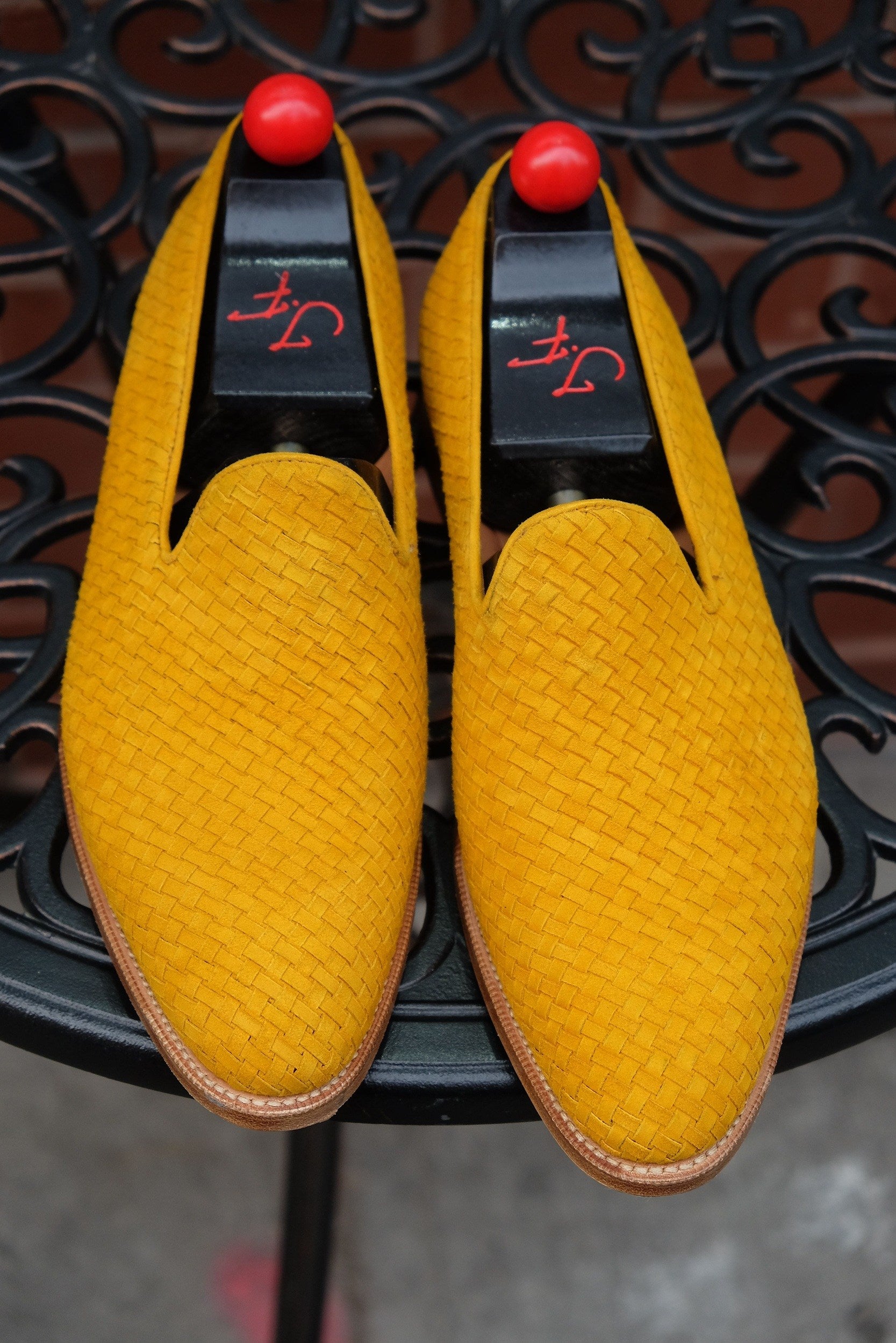 Laurelhurst II - MTO - Braided Sol Suede - TMG Last - Single Leather Sole-Made To Order Slipper Loafer-J.FitzPatrick Footwear