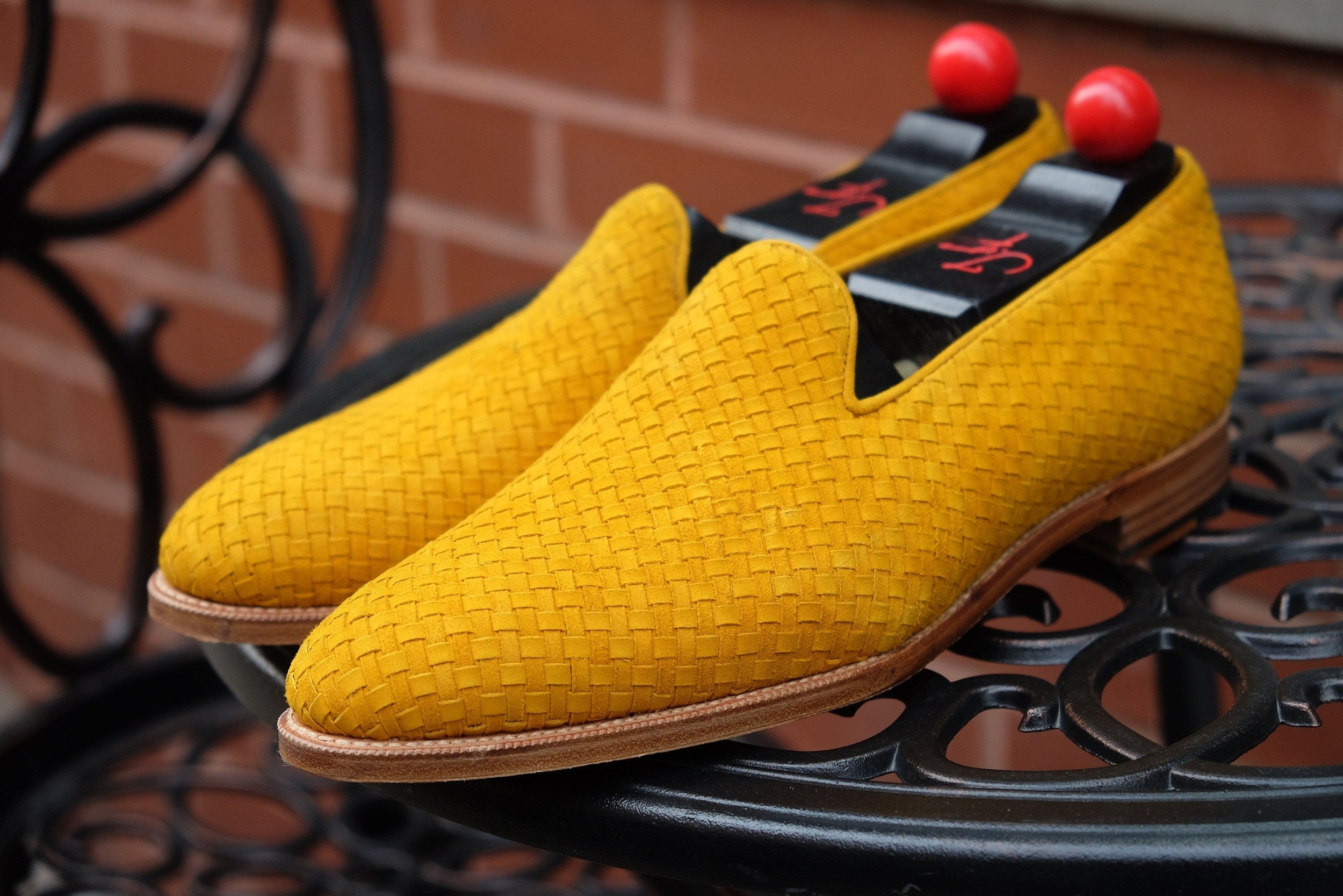 Laurelhurst II - MTO - Braided Sol Suede - TMG Last - Single Leather Sole-Made To Order Slipper Loafer-J.FitzPatrick Footwear