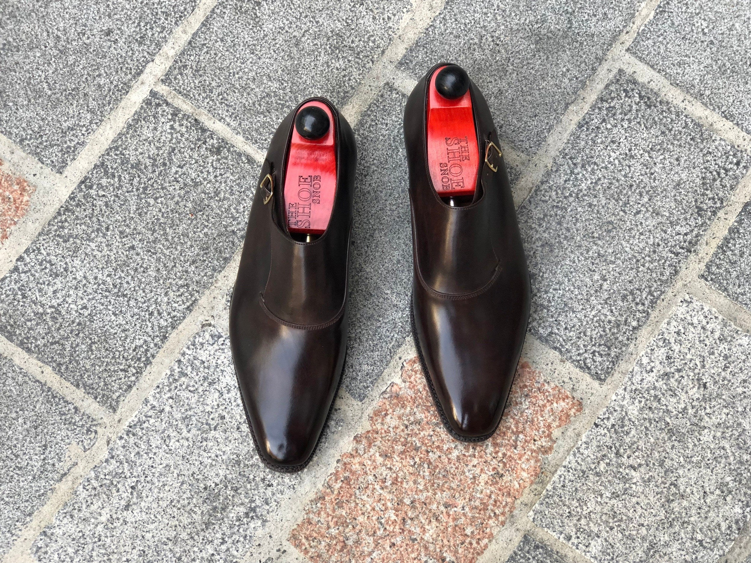 Madrona - MTO - Chocolate Calf-Made To Order Single Monkstrap Plain Toe-J.FitzPatrick Footwear