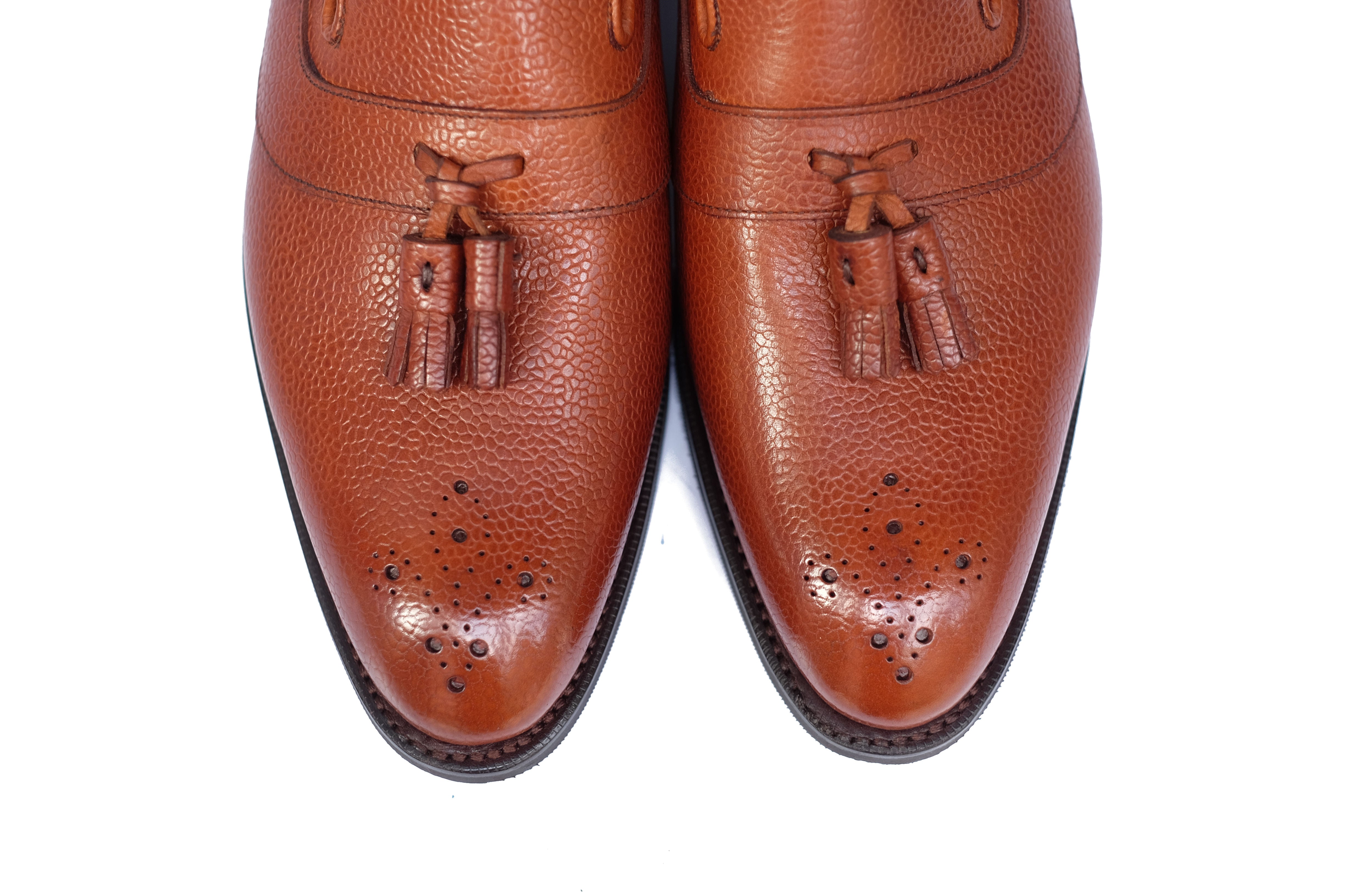 Marysville - MTO - Tan Soft Grain - NGT Last - City Rubber Sole-Made To Order Tassel Strap Loafer-J.FitzPatrick Footwear