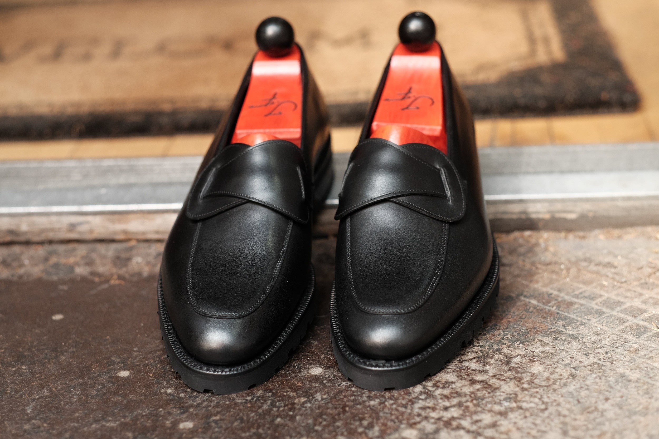 Meridian - Black Calf-Butterfly Loafers-J.FitzPatrick Footwear