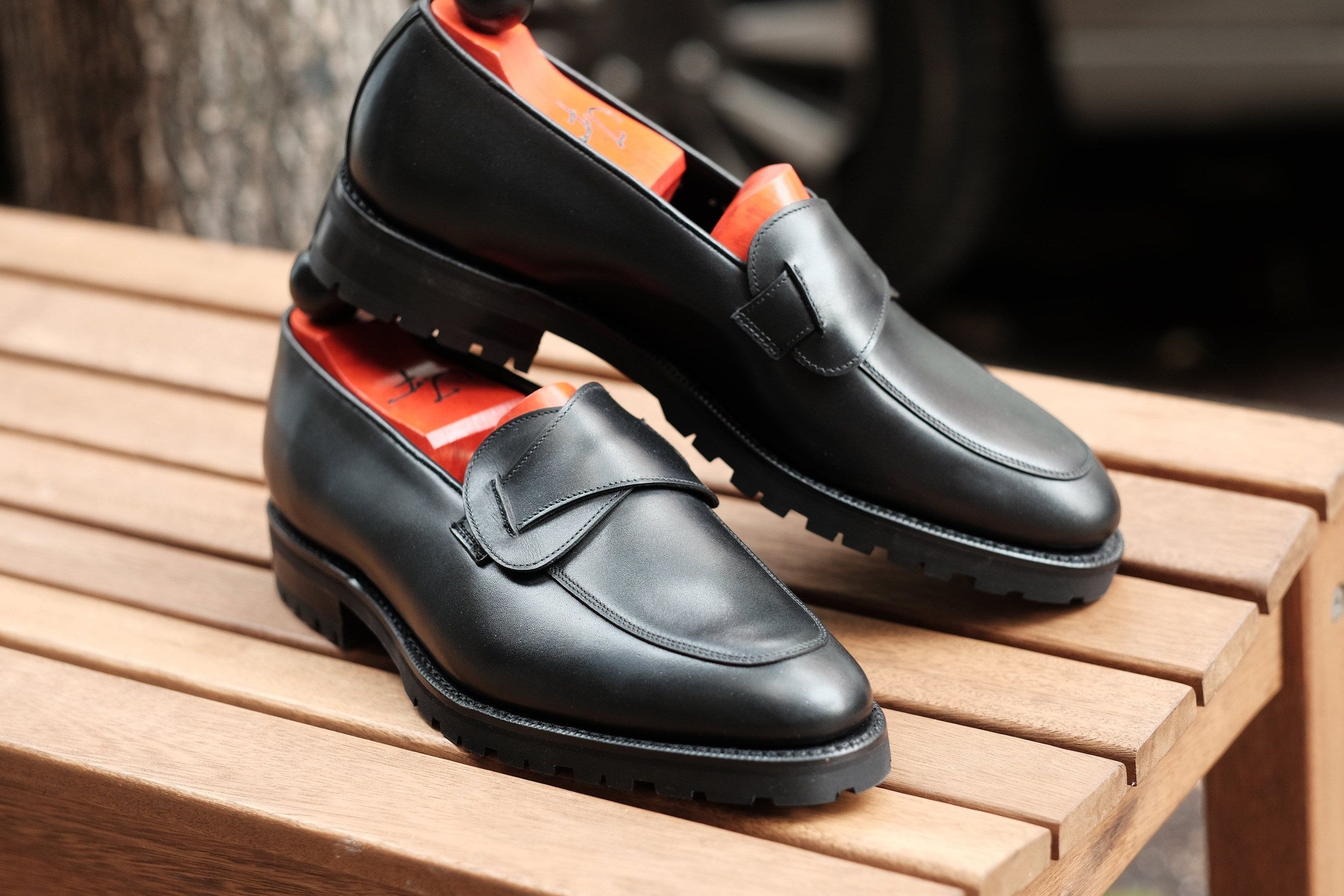 Meridian - Black Calf-Butterfly Loafers-J.FitzPatrick Footwear