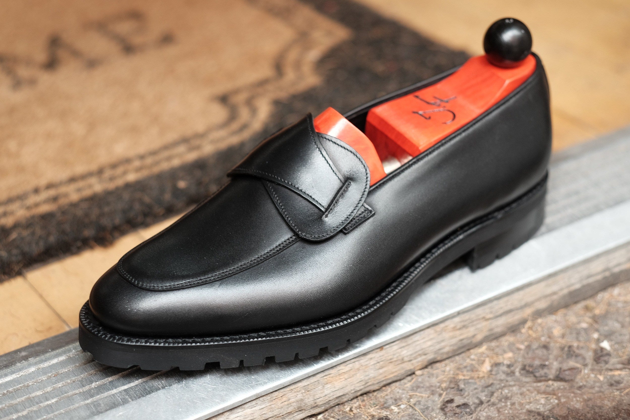 Meridian - Black Calf-Butterfly Loafers-J.FitzPatrick Footwear