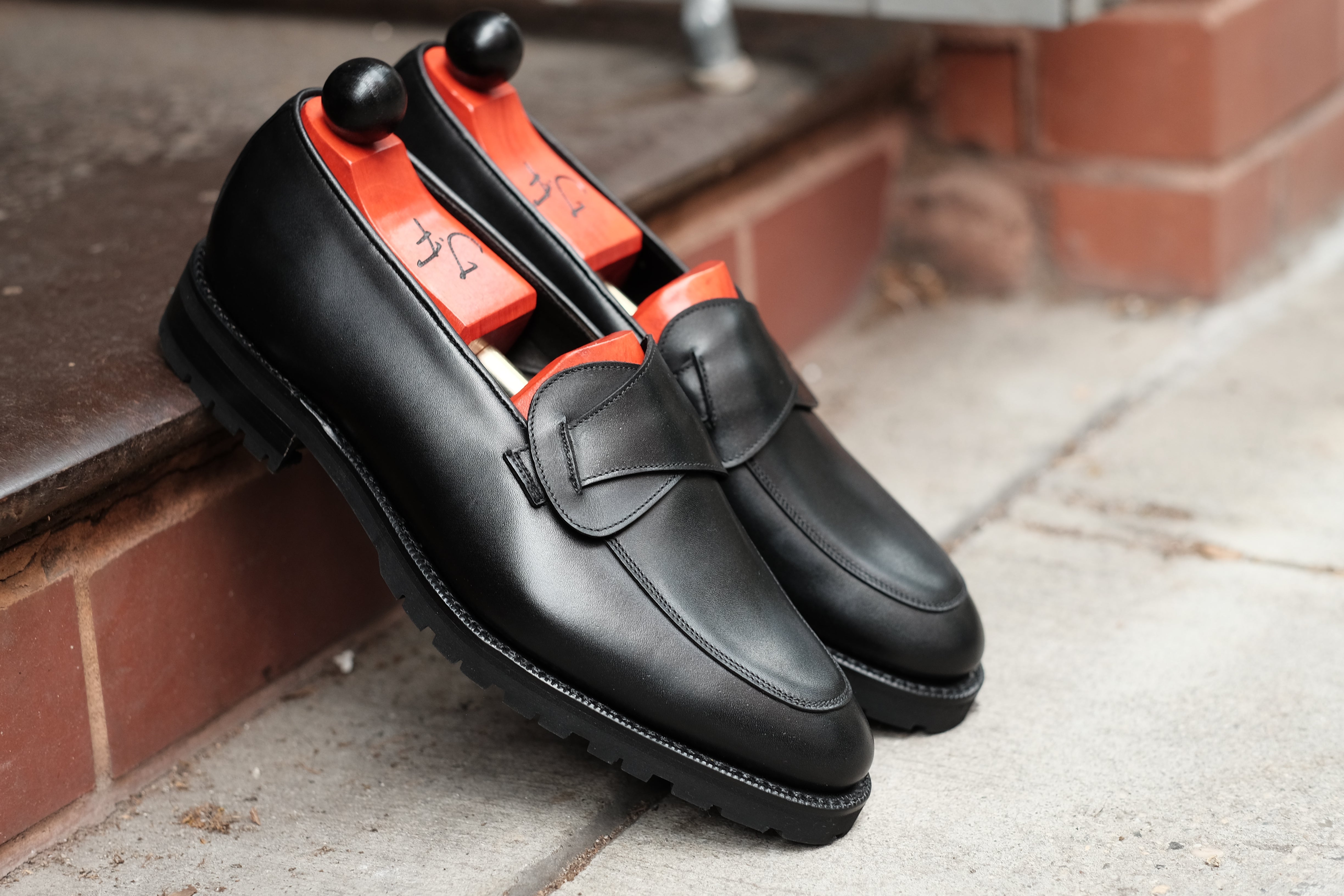 Meridian - Black Calf-Butterfly Loafers-J.FitzPatrick Footwear