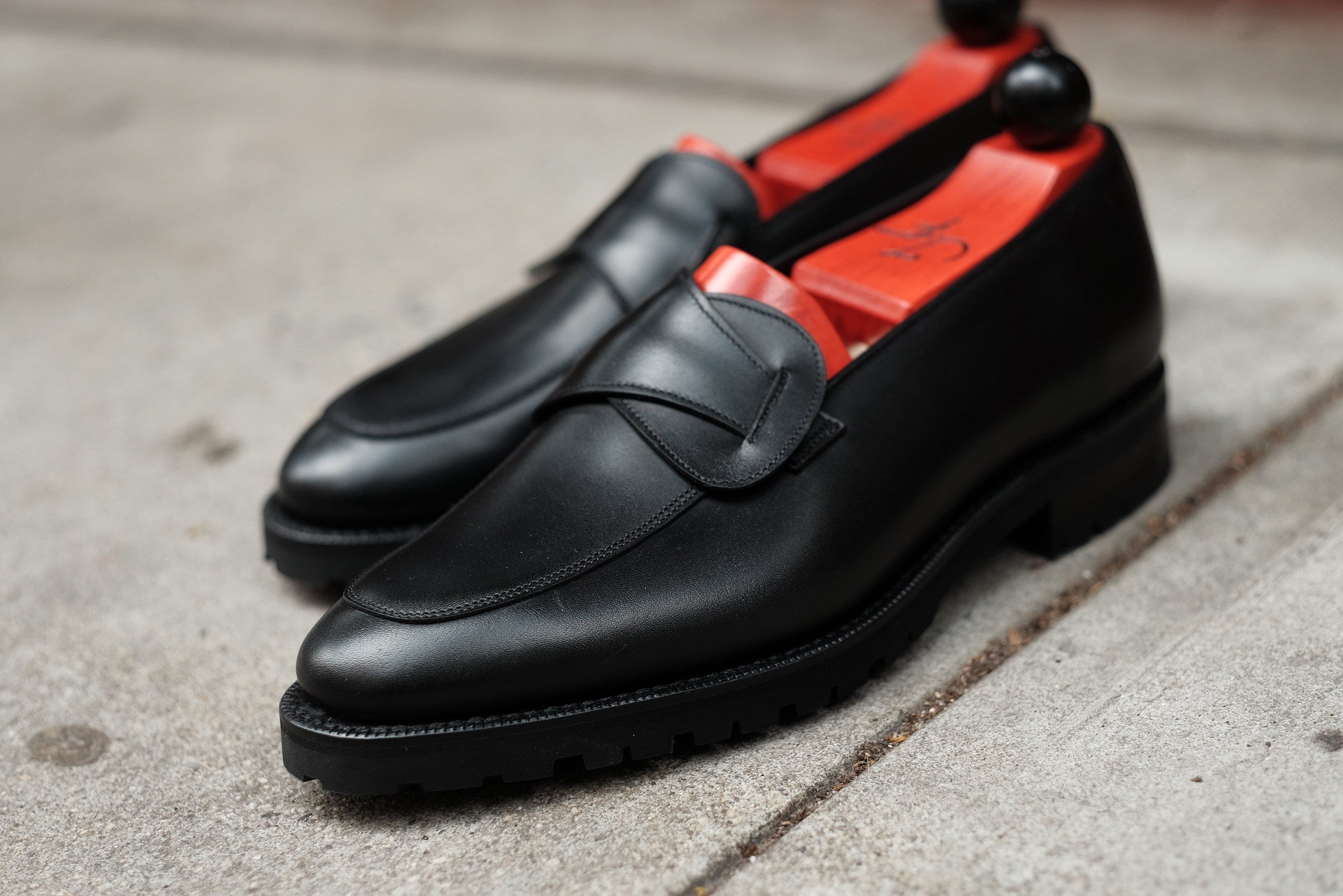 Meridian - Black Calf-Butterfly Loafers-J.FitzPatrick Footwear