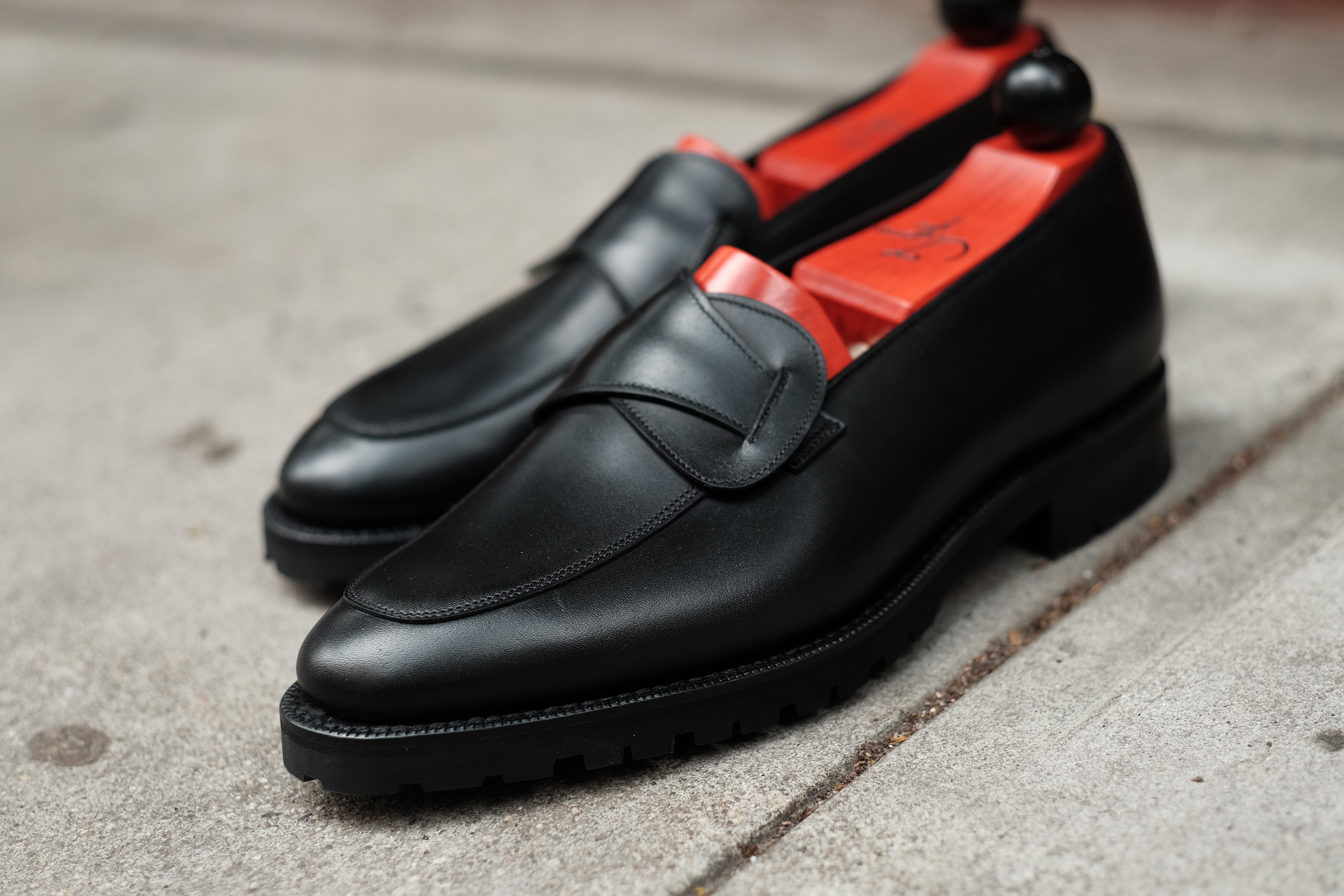 Meridian - Black Calf-Butterfly Loafers-J.FitzPatrick Footwear